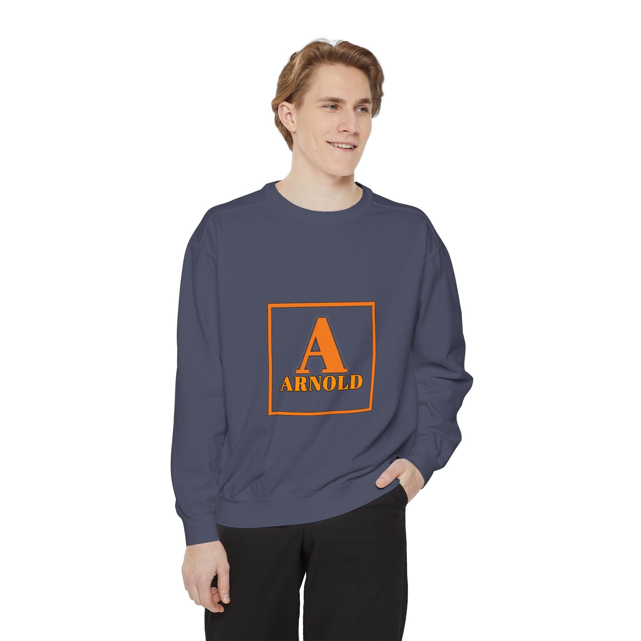 Arnold Monogram Sweatshirt — Personalized Initial A Crewneck