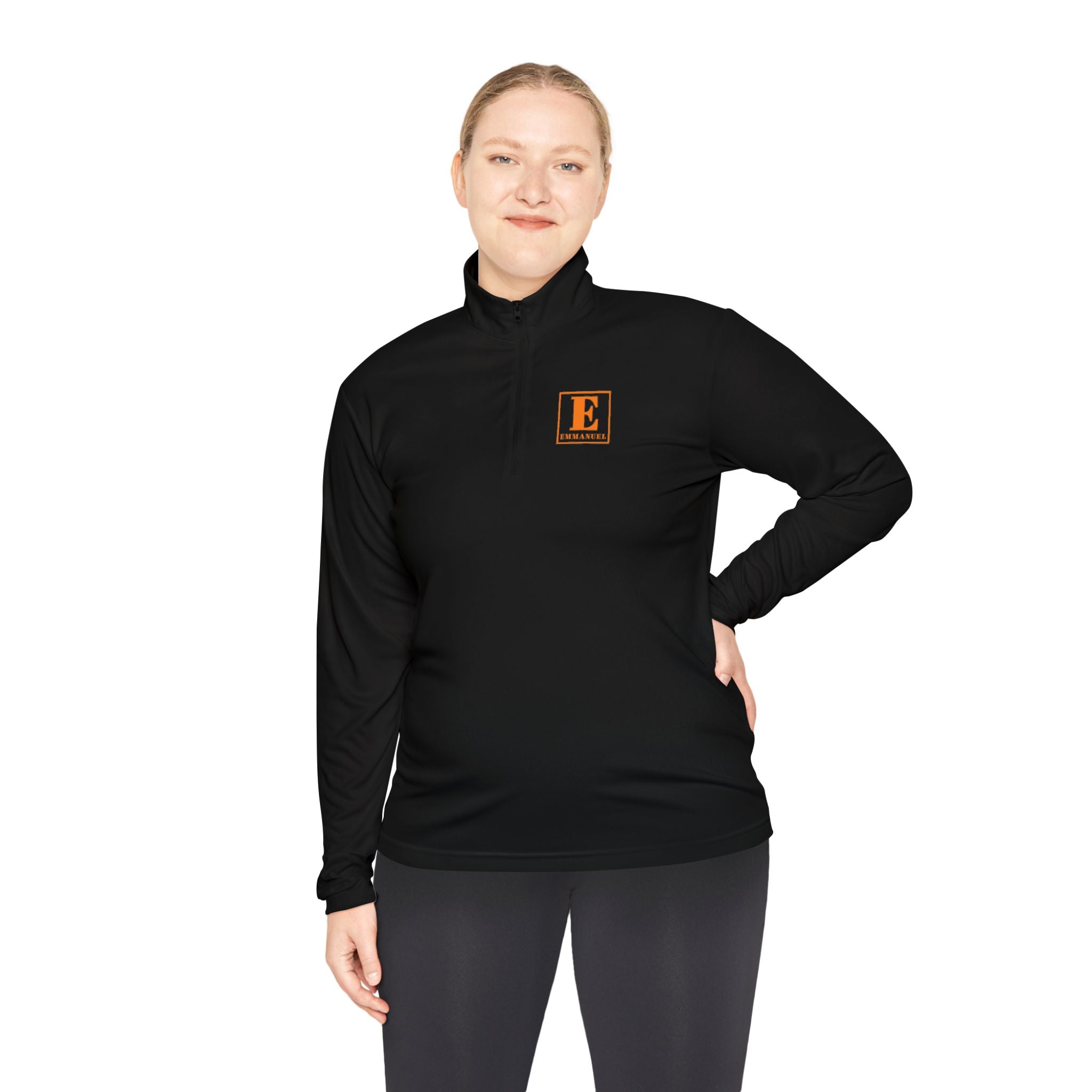 Ember Block E Quarter-Zip Pullover