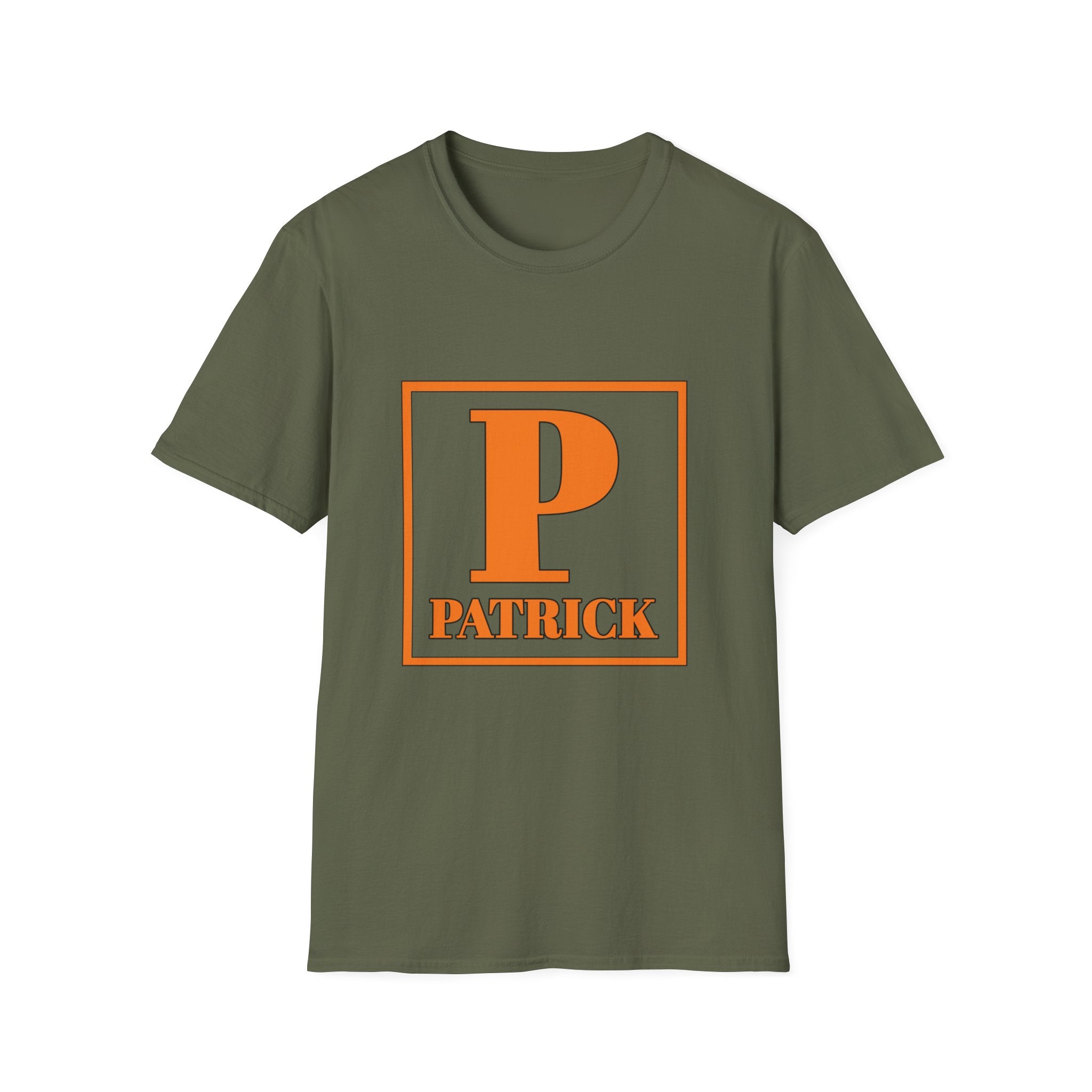 Personalized Initial 'P' T-Shirt – Bold Monogram Patrick Tee