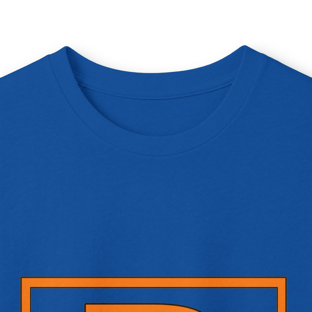 Patrick Monogram Long Sleeve Tee — Orange Block Initial P