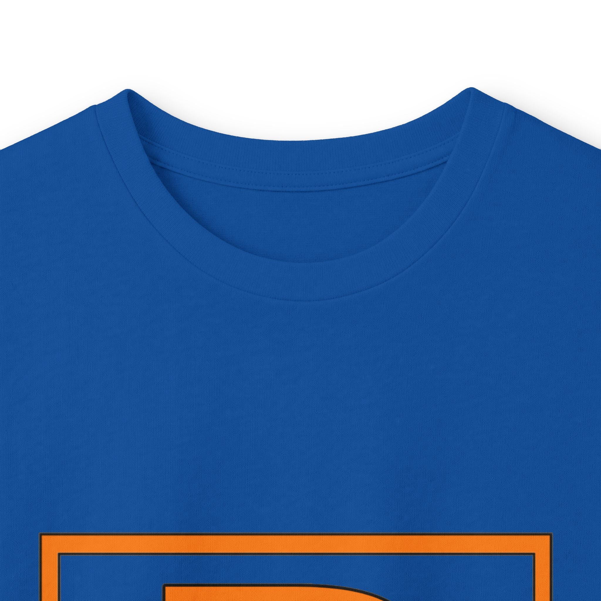 Patrick Monogram Long Sleeve Tee — Orange Block Initial P
