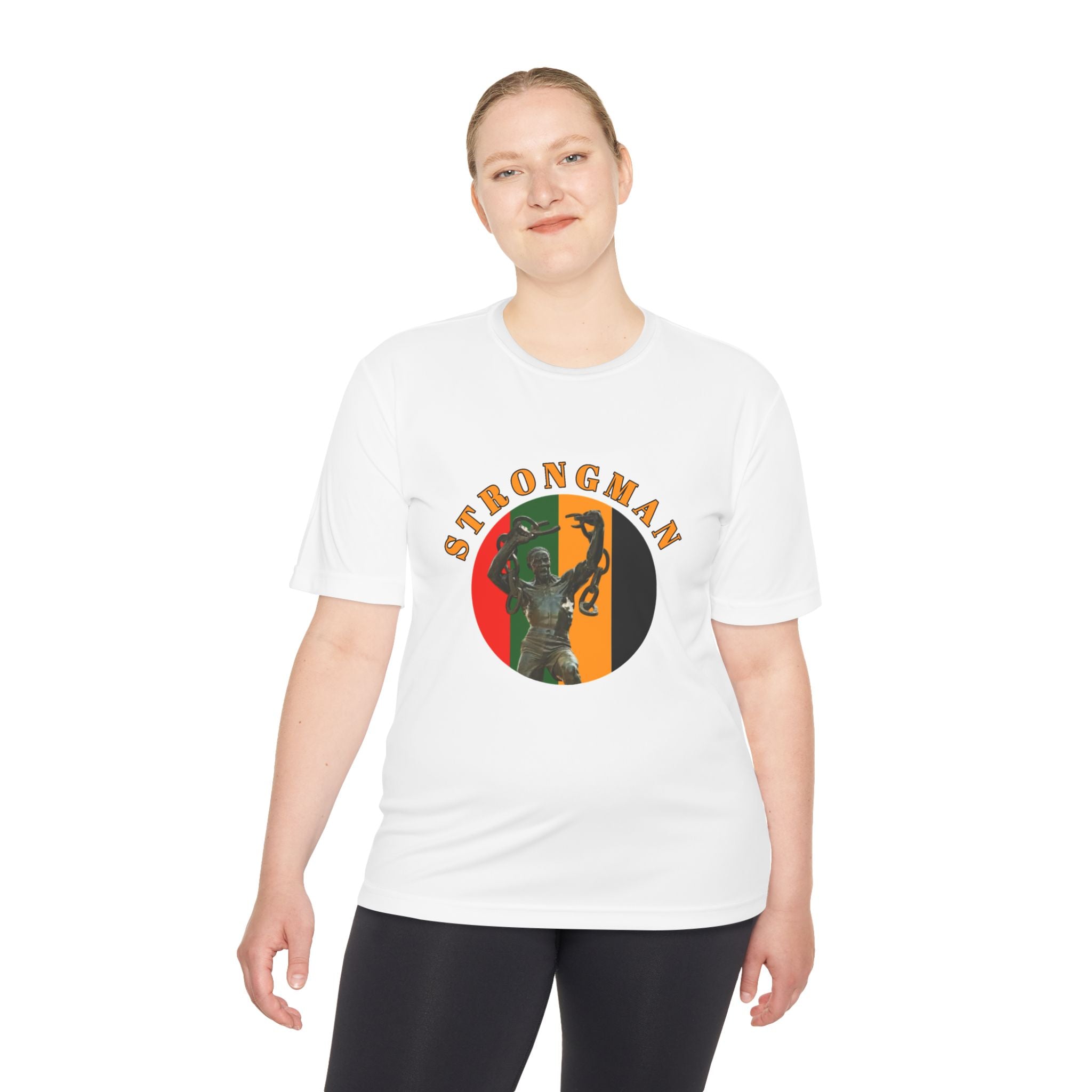 Strongman Kettlebell Tee — Athletic Moisture‑Wicking Gym Shirt