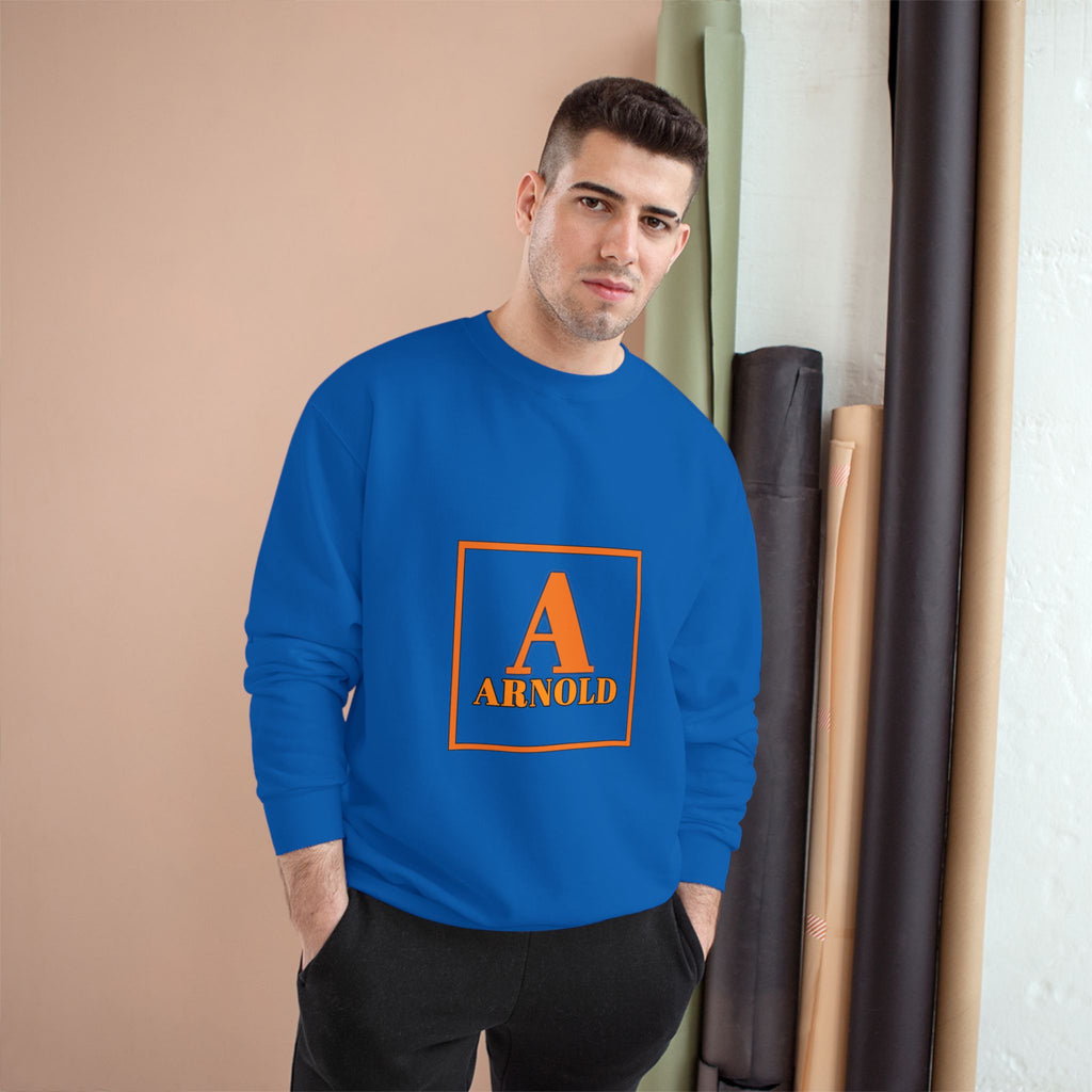 Arnold Letterman Sweatshirt – Personalized A Monogram Champion Crewneck