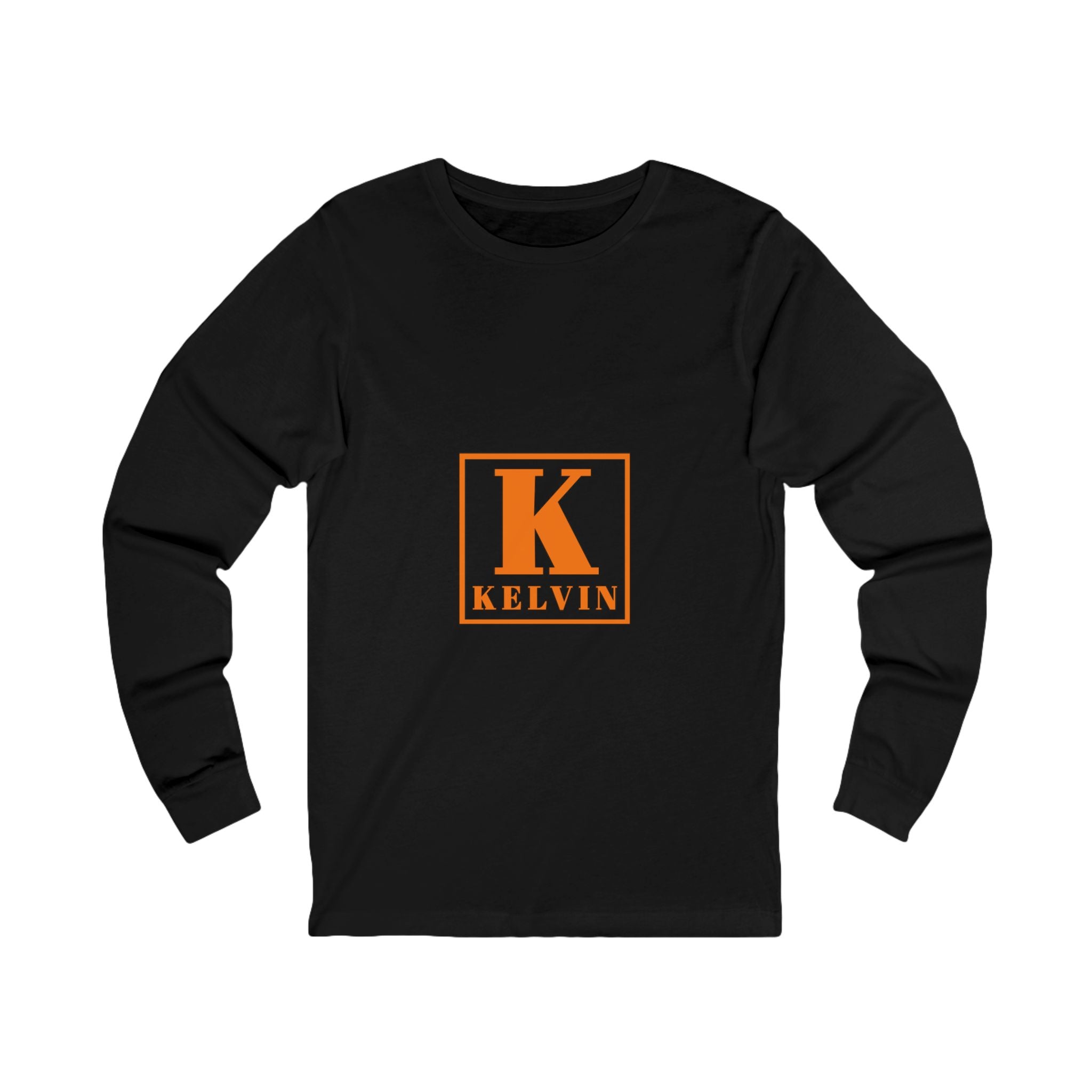 Kelvin Monogram Long Sleeve Tee — Personalized Initial K Shirt