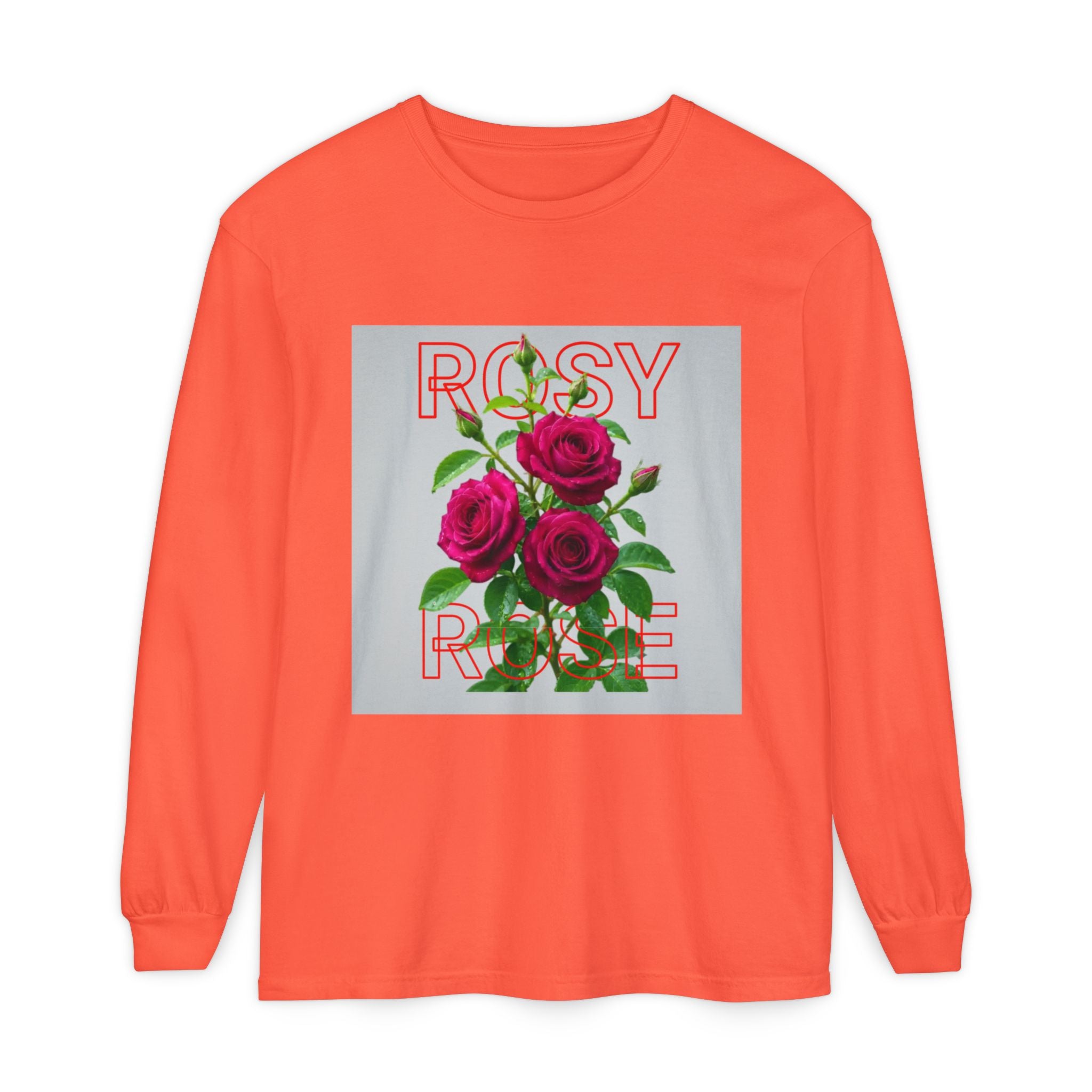Rosy Rose Floral Long Sleeve Tee