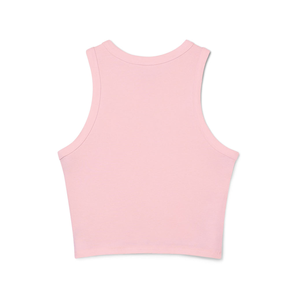 Stay Beautiful Floral Racer Tank Top