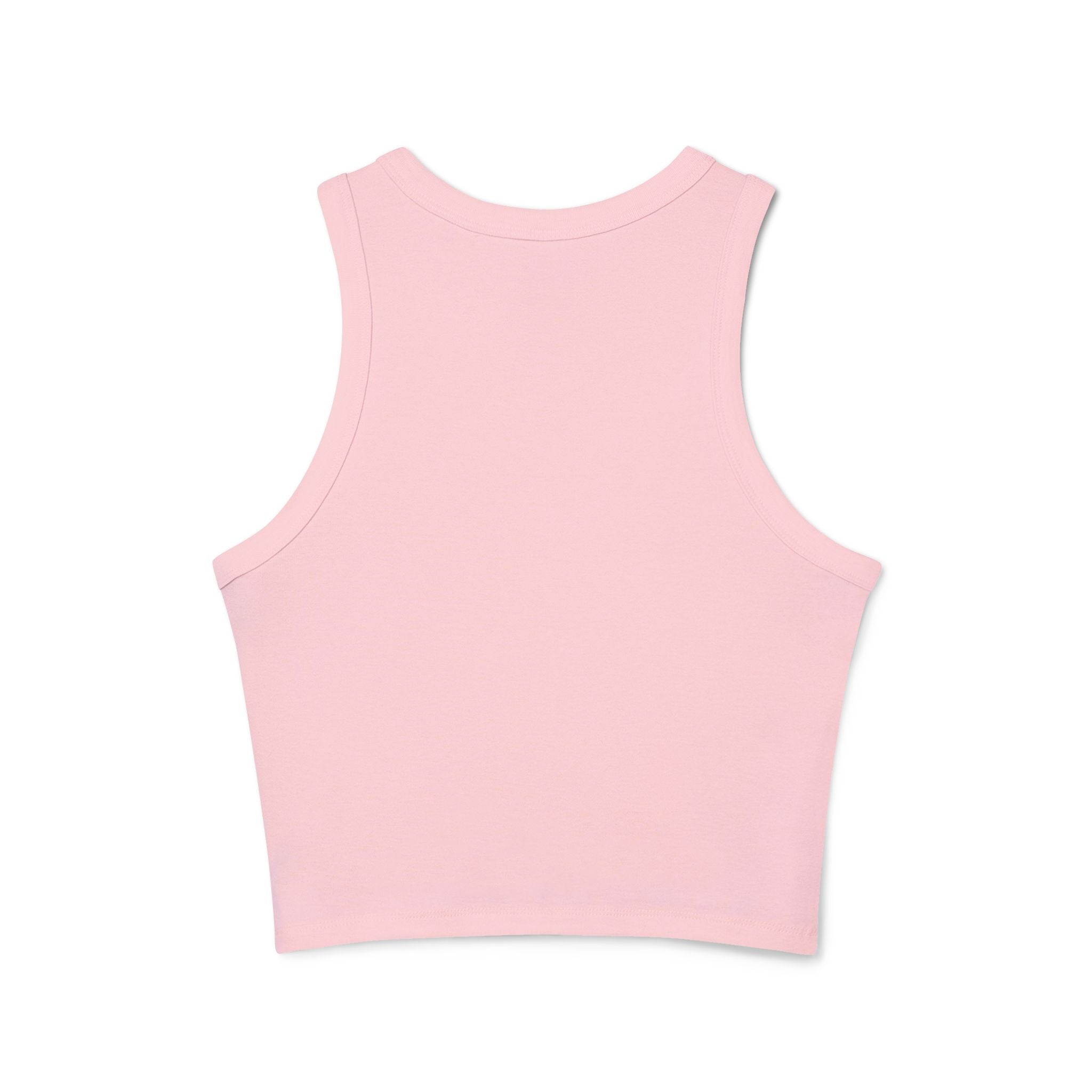 Stay Beautiful Floral Racer Tank Top