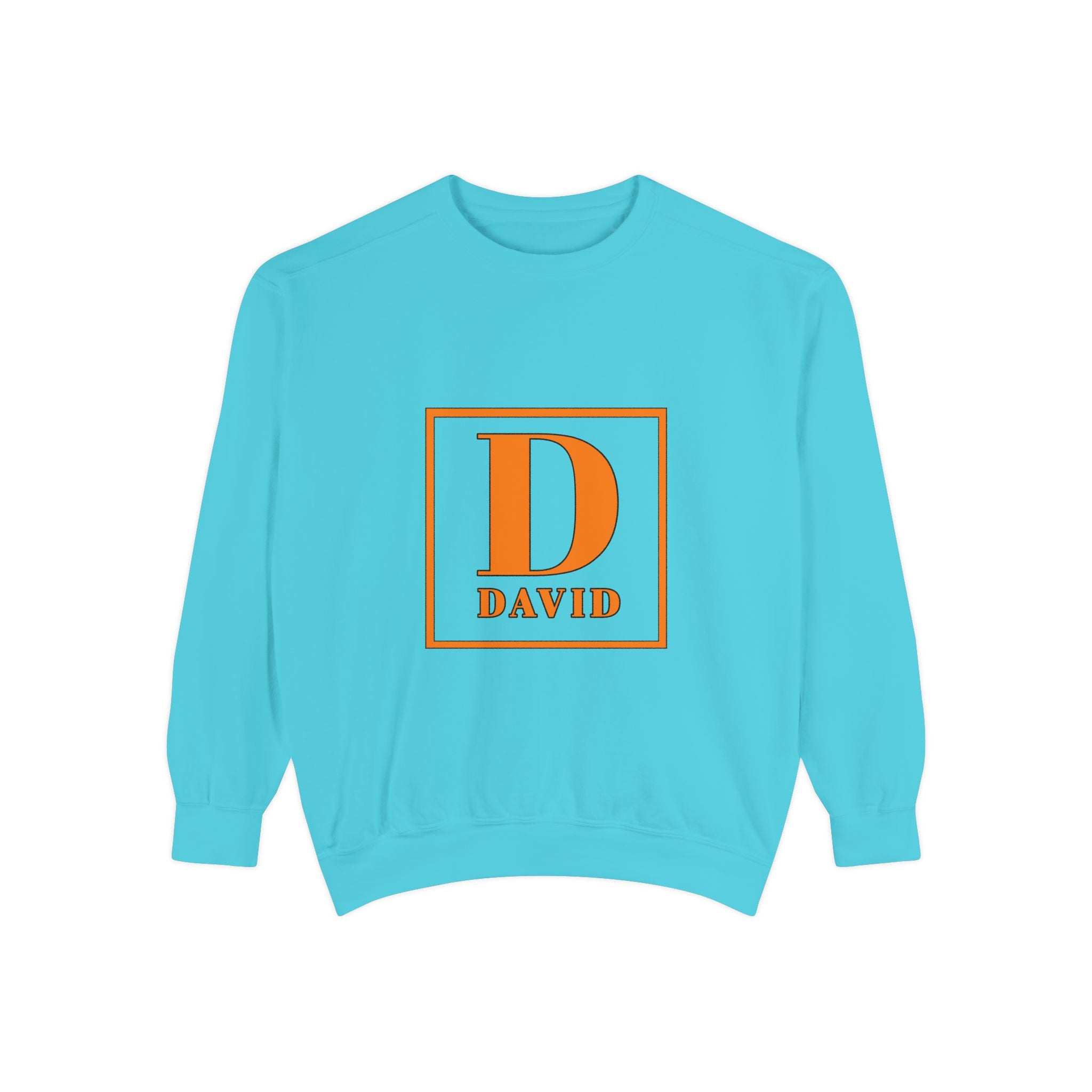 David Monogram Sweatshirt — Personalized Initial D Crewneck