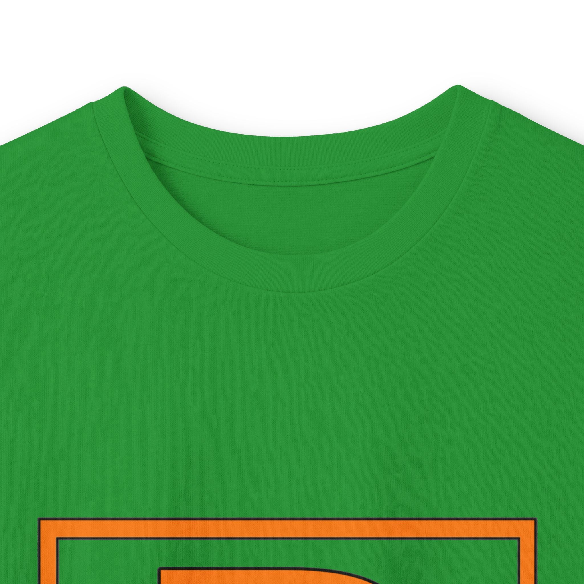 Patrick Monogram Long Sleeve Tee — Orange Block Initial P