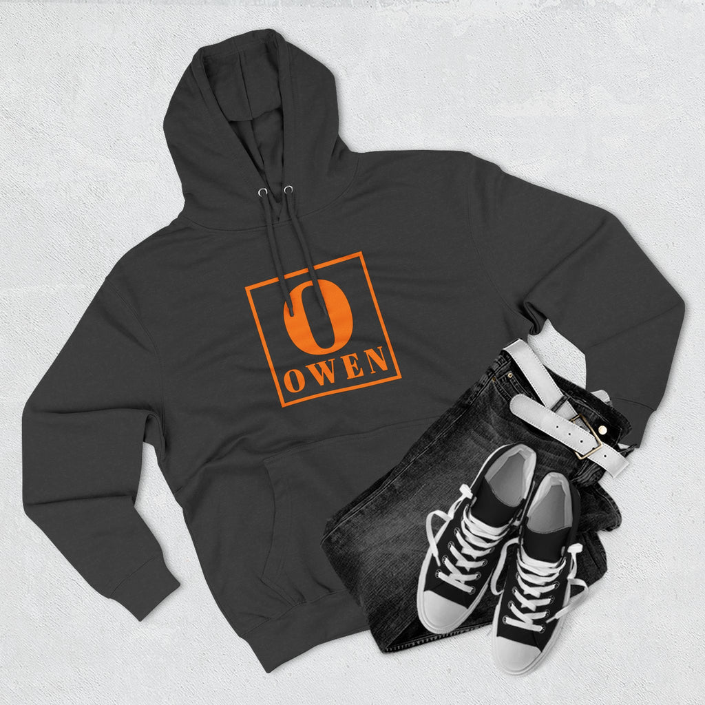Personalized Initial Hoodie — 'O' Owen Monogram Fleece Hoodie
