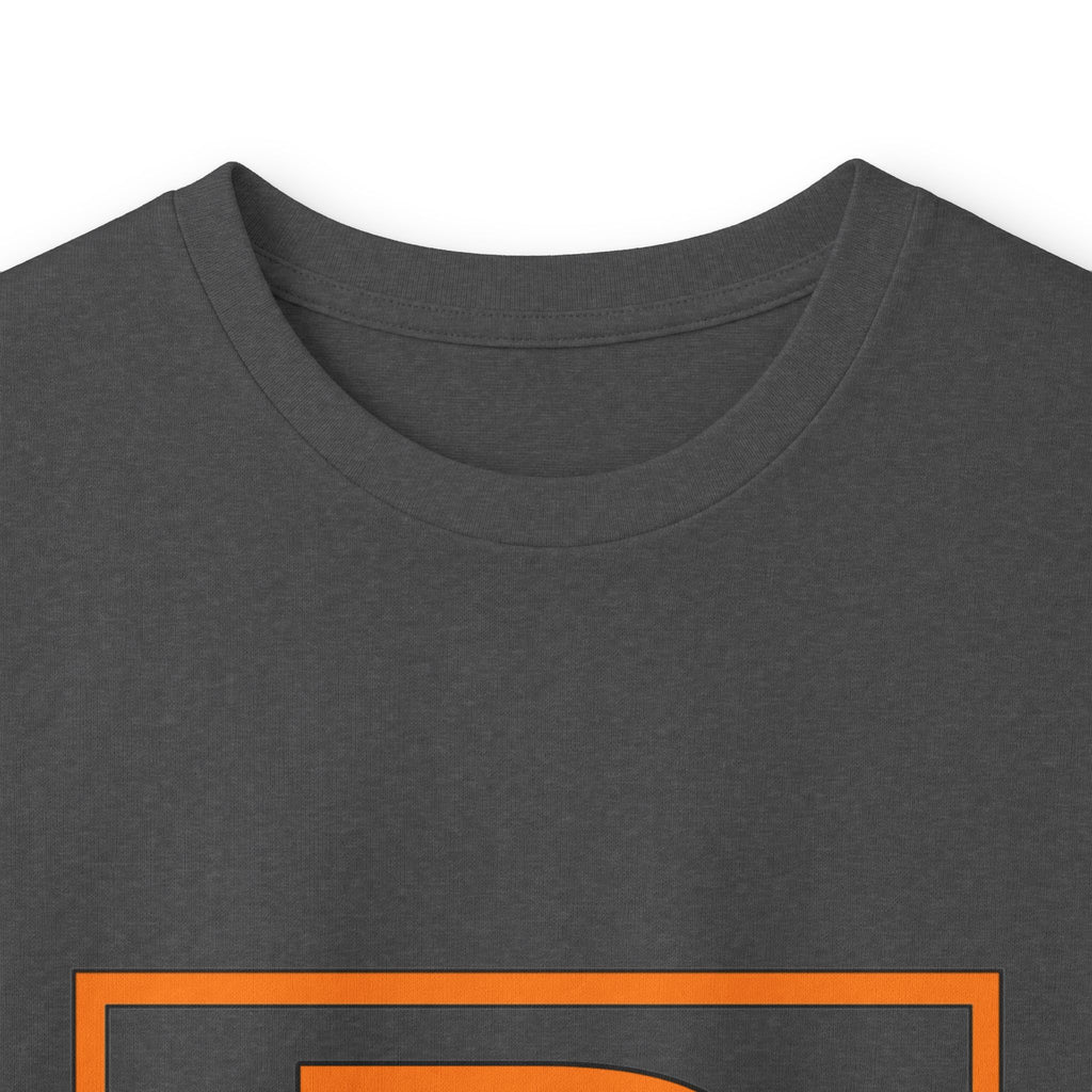 Patrick Monogram Long Sleeve Tee — Orange Block Initial P