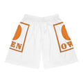 Orange Moon Basketball Shorts — All-Over Print Athletic Shorts