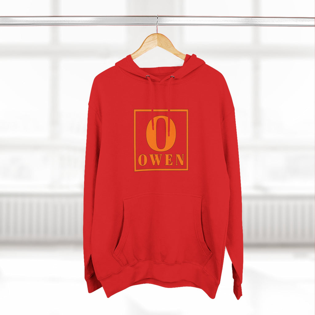 Personalized Initial Hoodie — 'O' Owen Monogram Fleece Hoodie