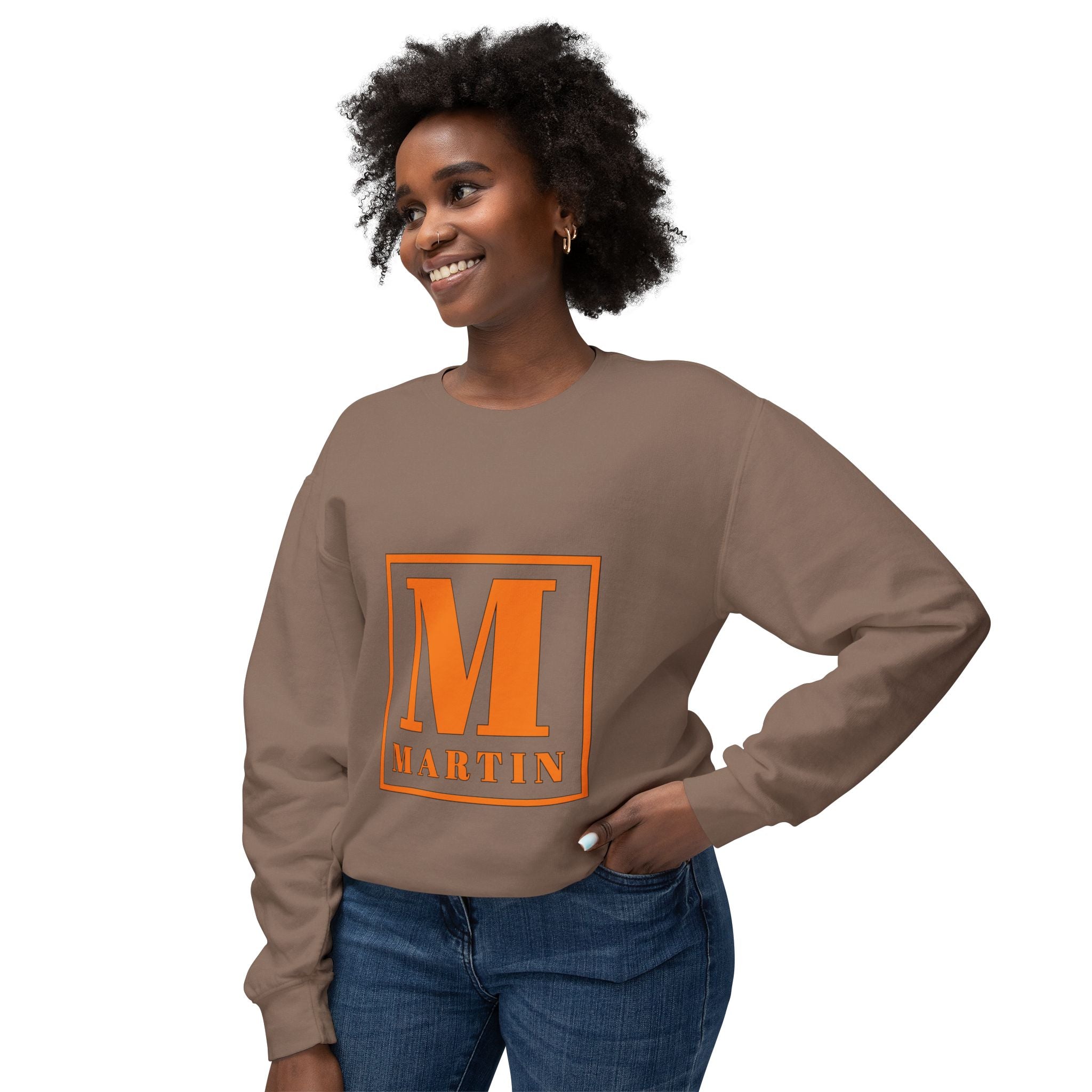 Personalized 'M' Monogram Sweatshirt – Martin Name Crewneck