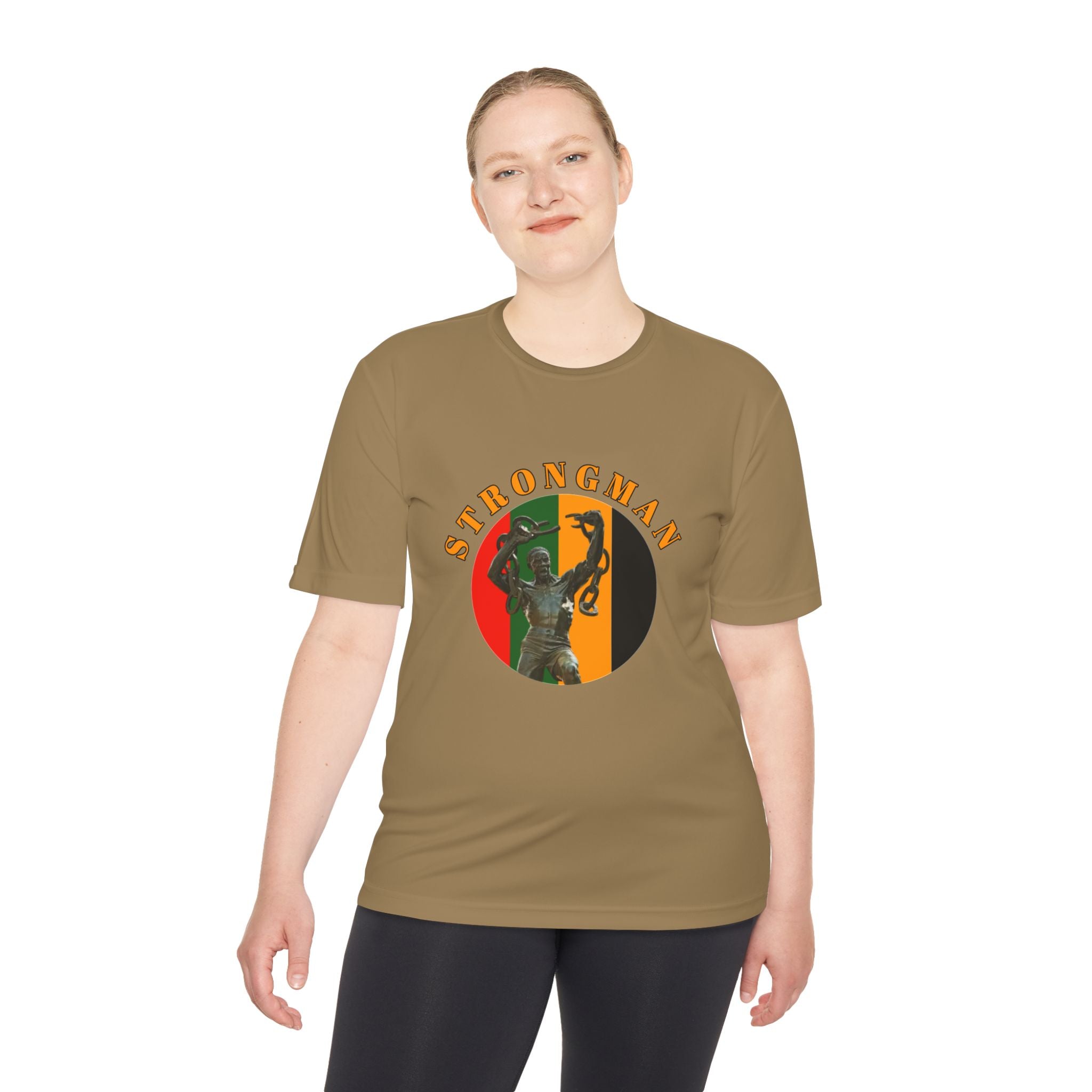 Strongman Kettlebell Tee — Athletic Moisture‑Wicking Gym Shirt