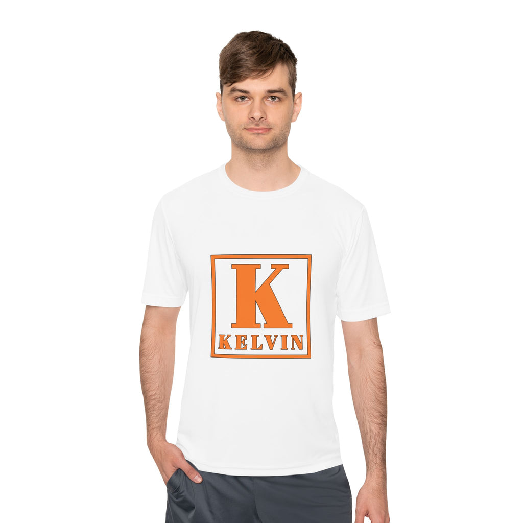 Kelvin Monogram Tee — Orange Block K Personalized T-Shirt