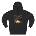 High Speed Hoodie — Flame Skateboard Graphic Fleece Hoodie