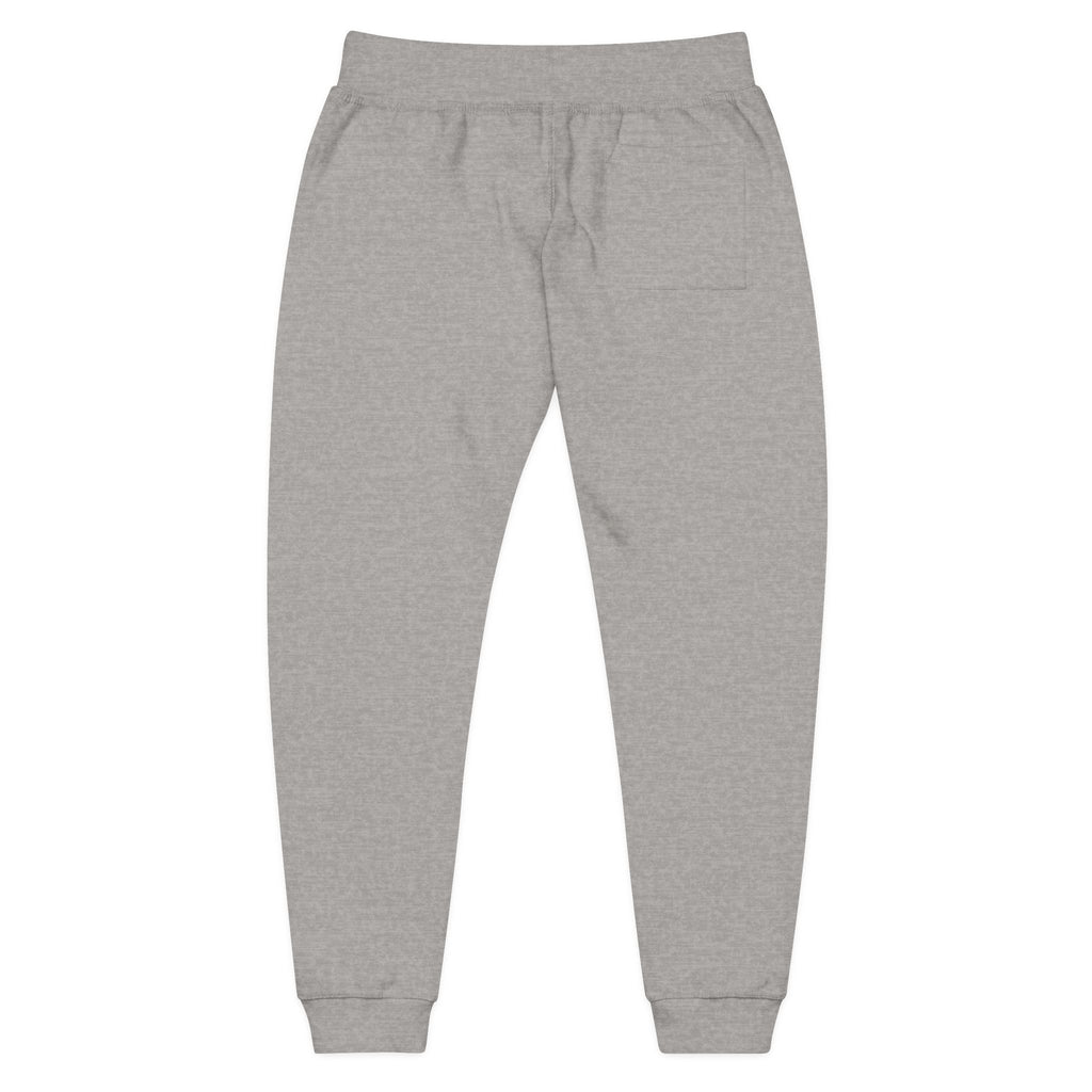 Embroidered Cozy Sweatpants — Minimal Red Crest Joggers