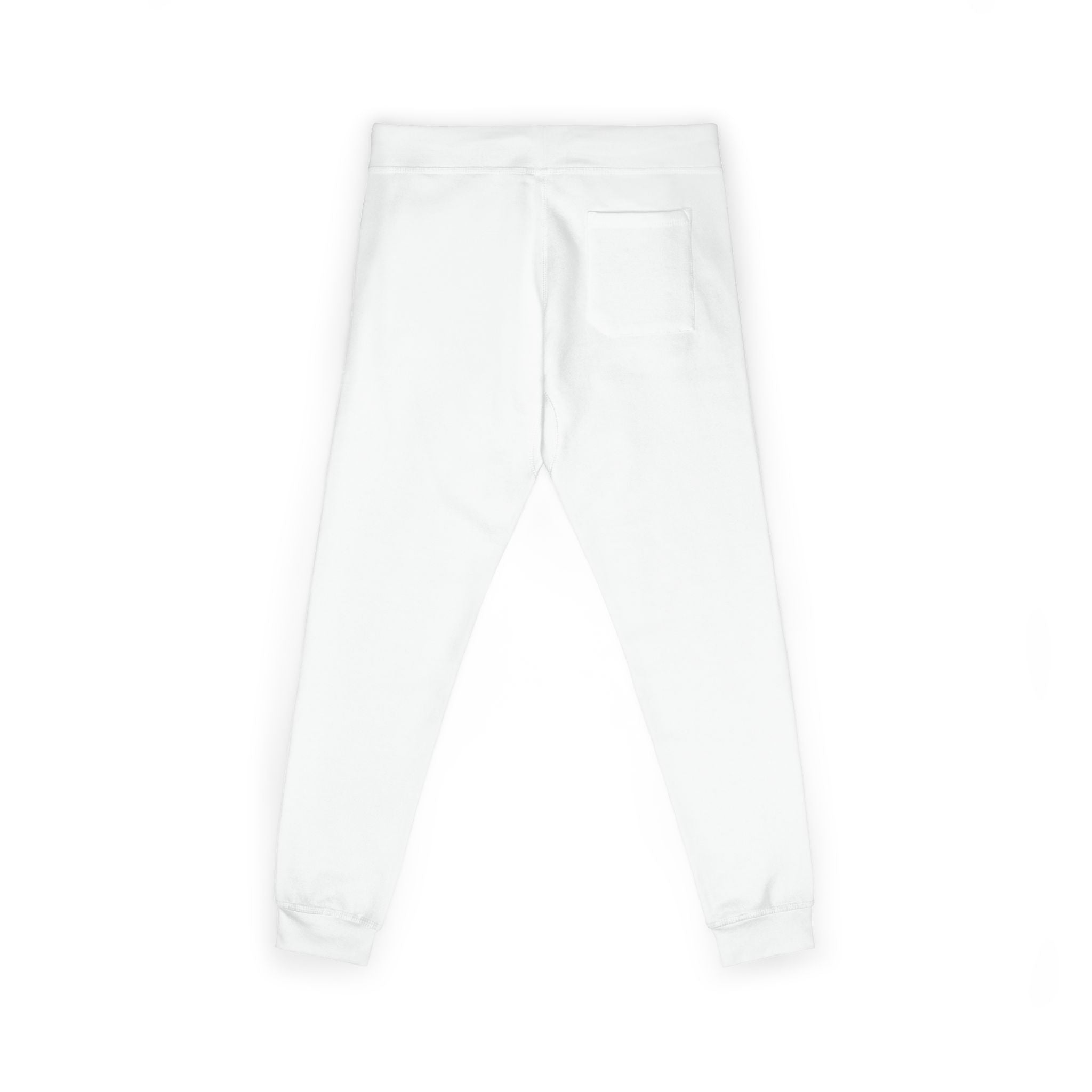 Embroidered Cozy Sweatpants — Minimal Red Crest Joggers