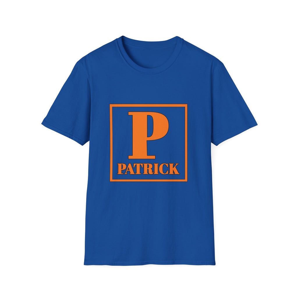 Personalized Initial 'P' T-Shirt – Bold Monogram Patrick Tee