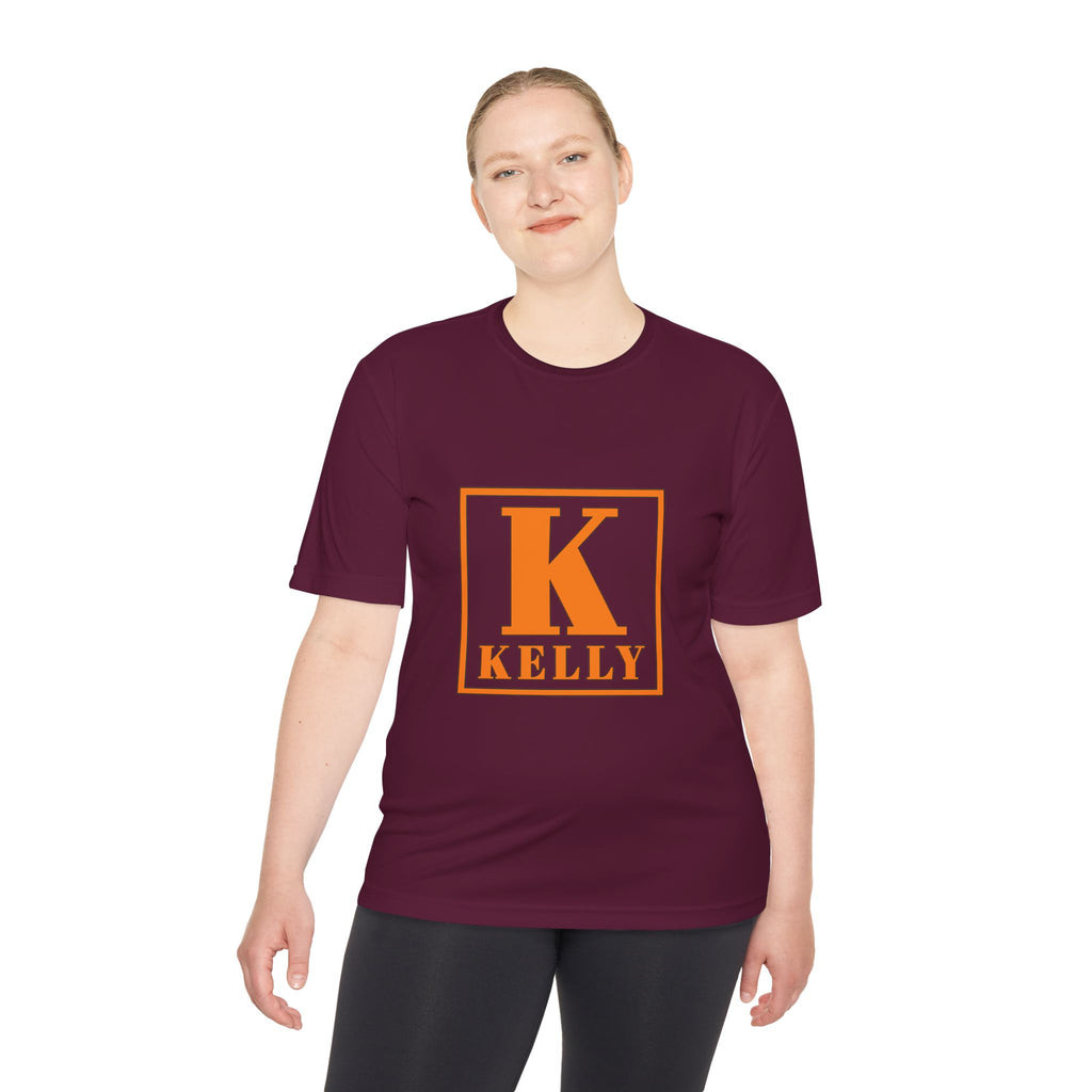 Kelly Block Initials Performance Tee