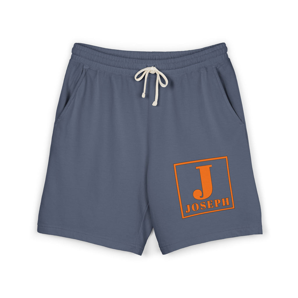 Personalized Initial 'J' Sweat Shorts — Custom Name Joseph Fleece