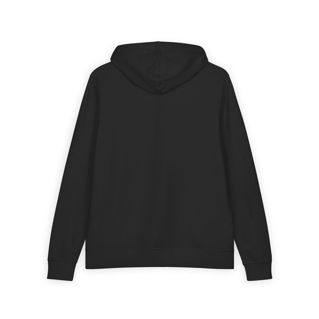 Men's Full-Zip Hoodie — Small Rustic Camper Patch Logo
