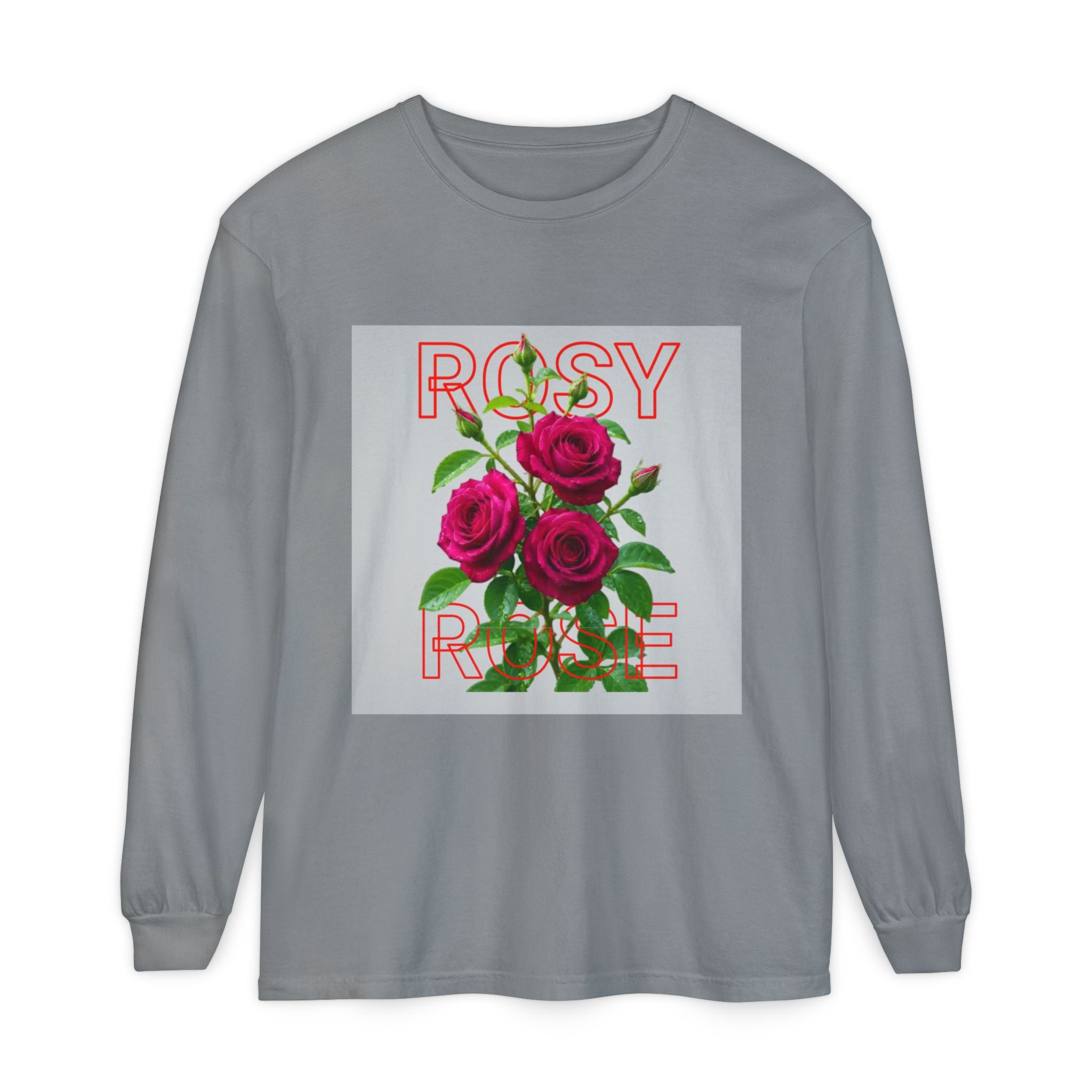 Rosy Rose Floral Long Sleeve Tee