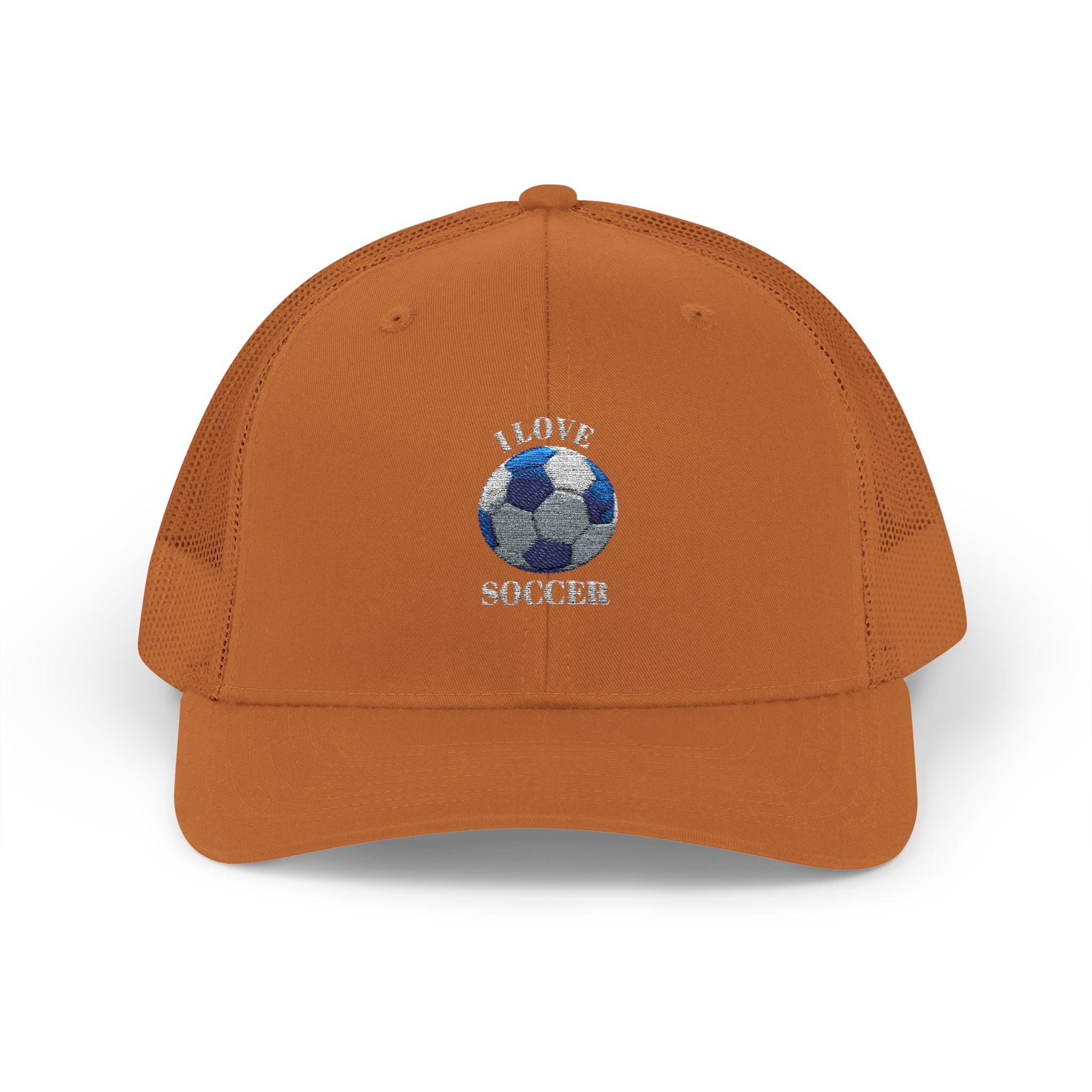 Soccer Mom Trucker Cap - Glitter Soccer Ball Snapback