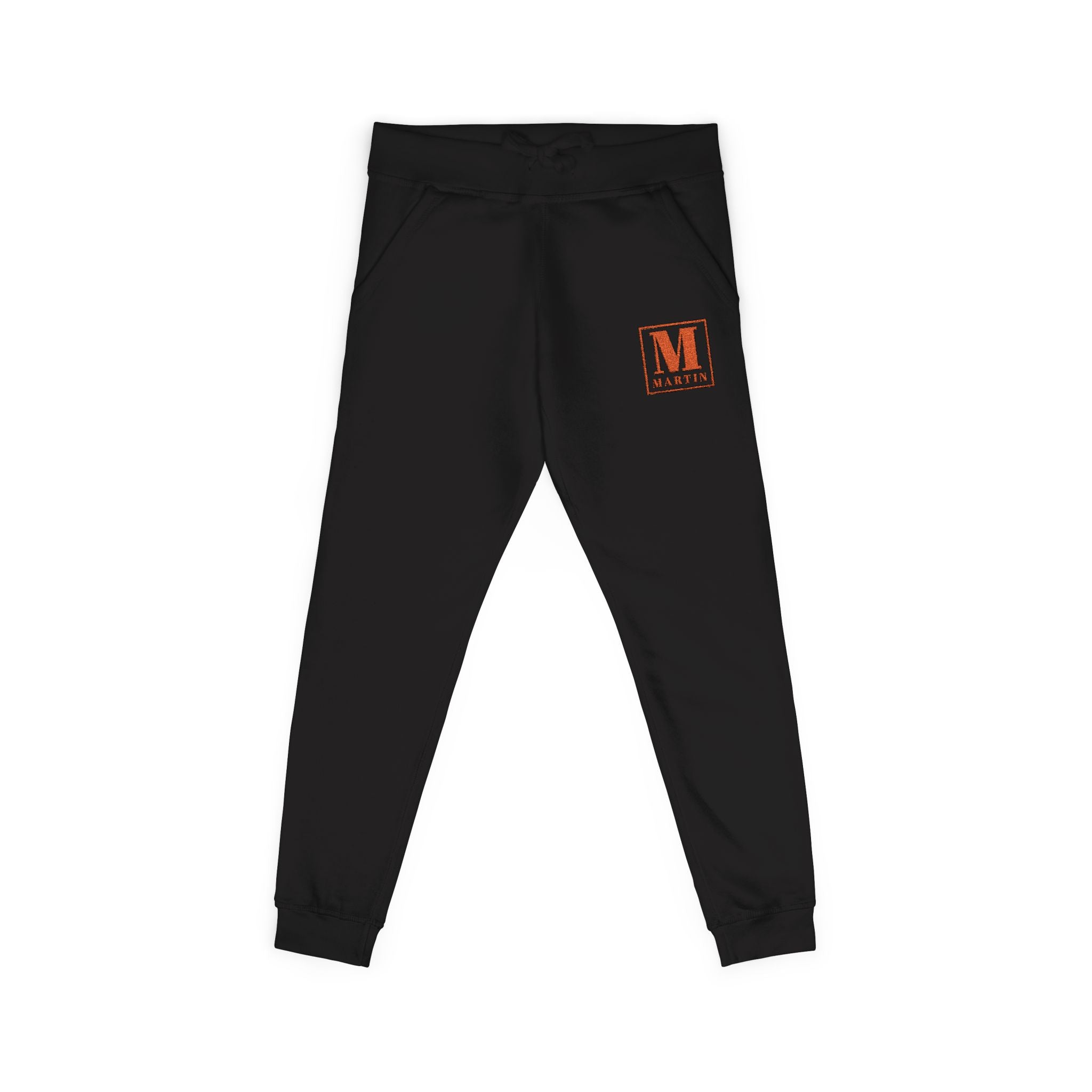 Embroidered Monogram 'M' Fleece Sweatpants – Cozy Personalized Joggers