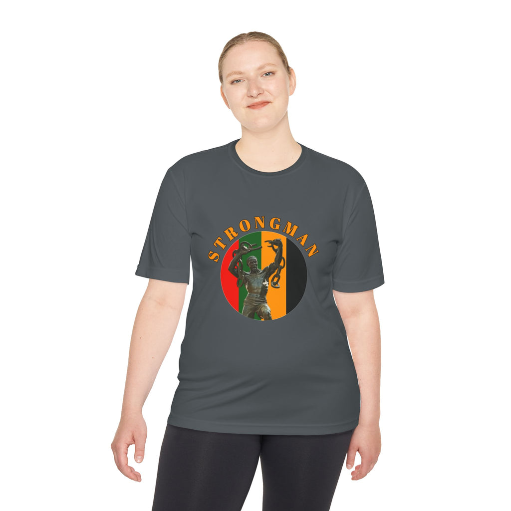 Strongman Kettlebell Tee — Athletic Moisture‑Wicking Gym Shirt