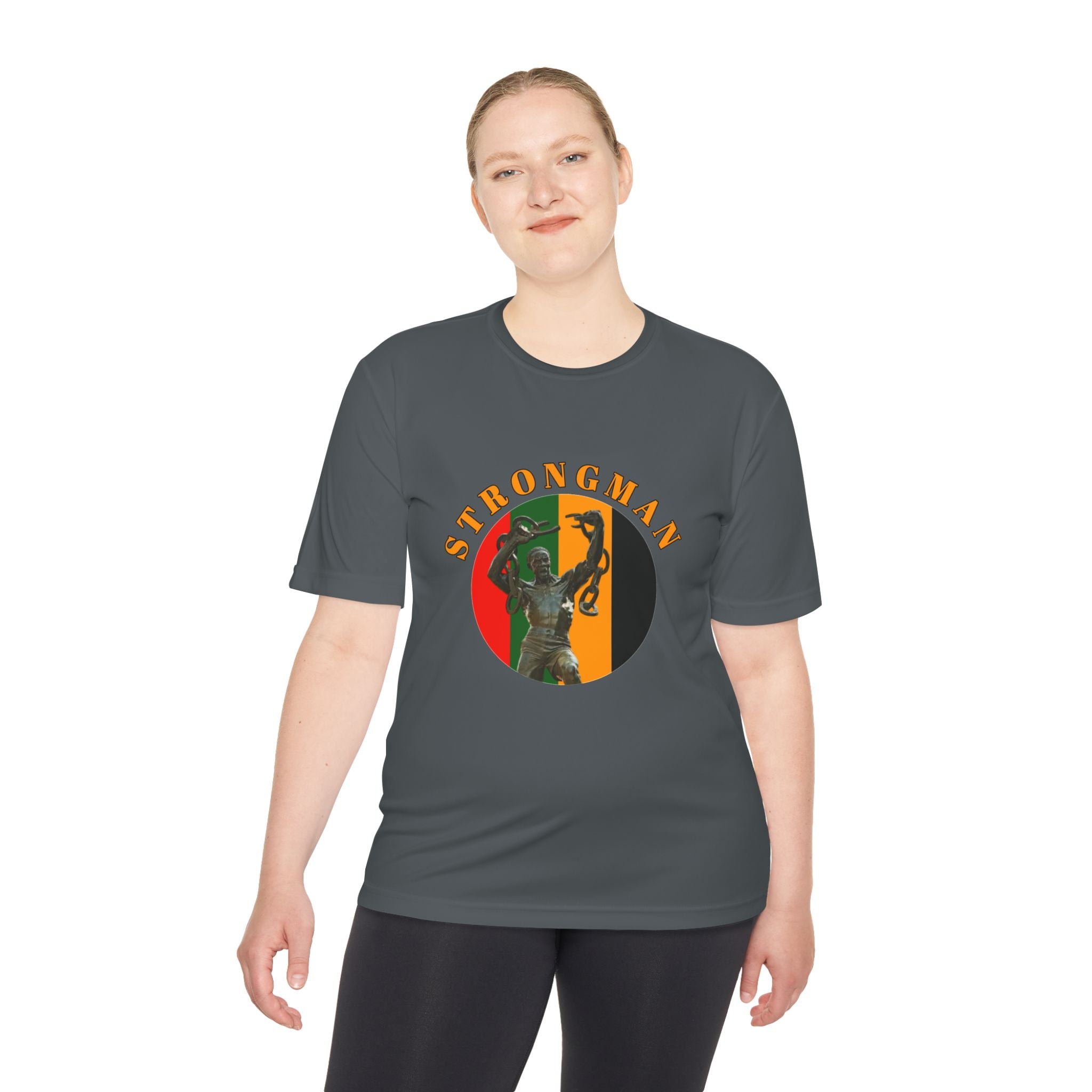 Strongman Kettlebell Tee — Athletic Moisture‑Wicking Gym Shirt