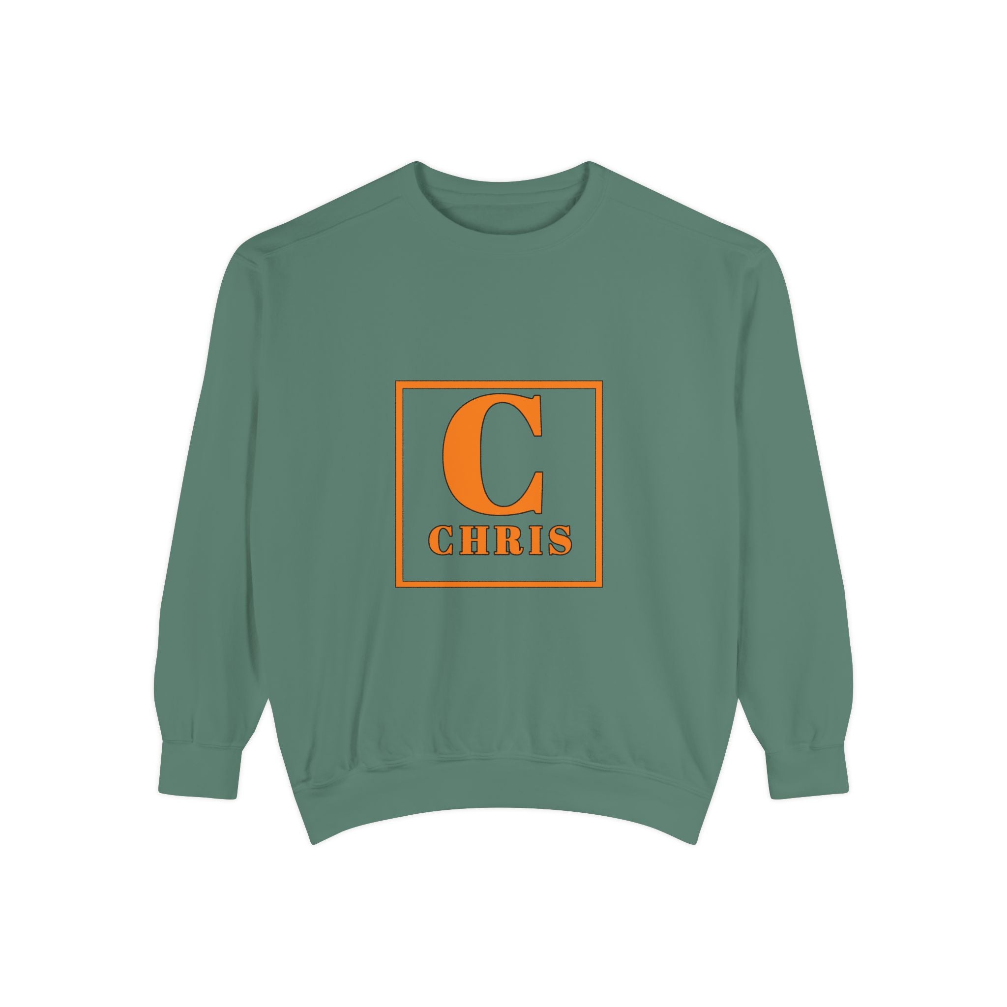 Personalized 'C' Initial Sweatshirt — Chris Monogram Crewneck