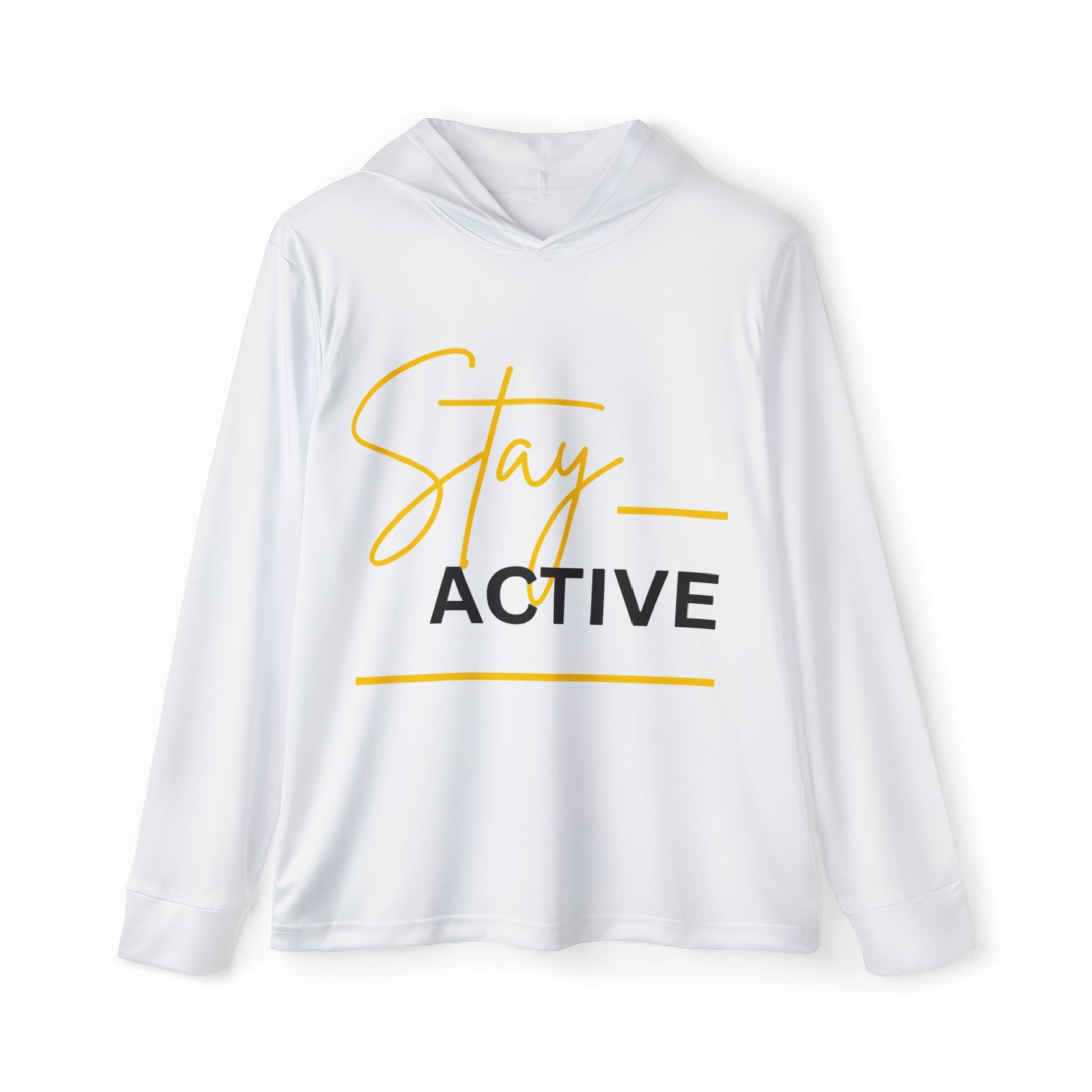 Stay Active Hoodie — Men's Lightweight Sports Warmup Hooded Top