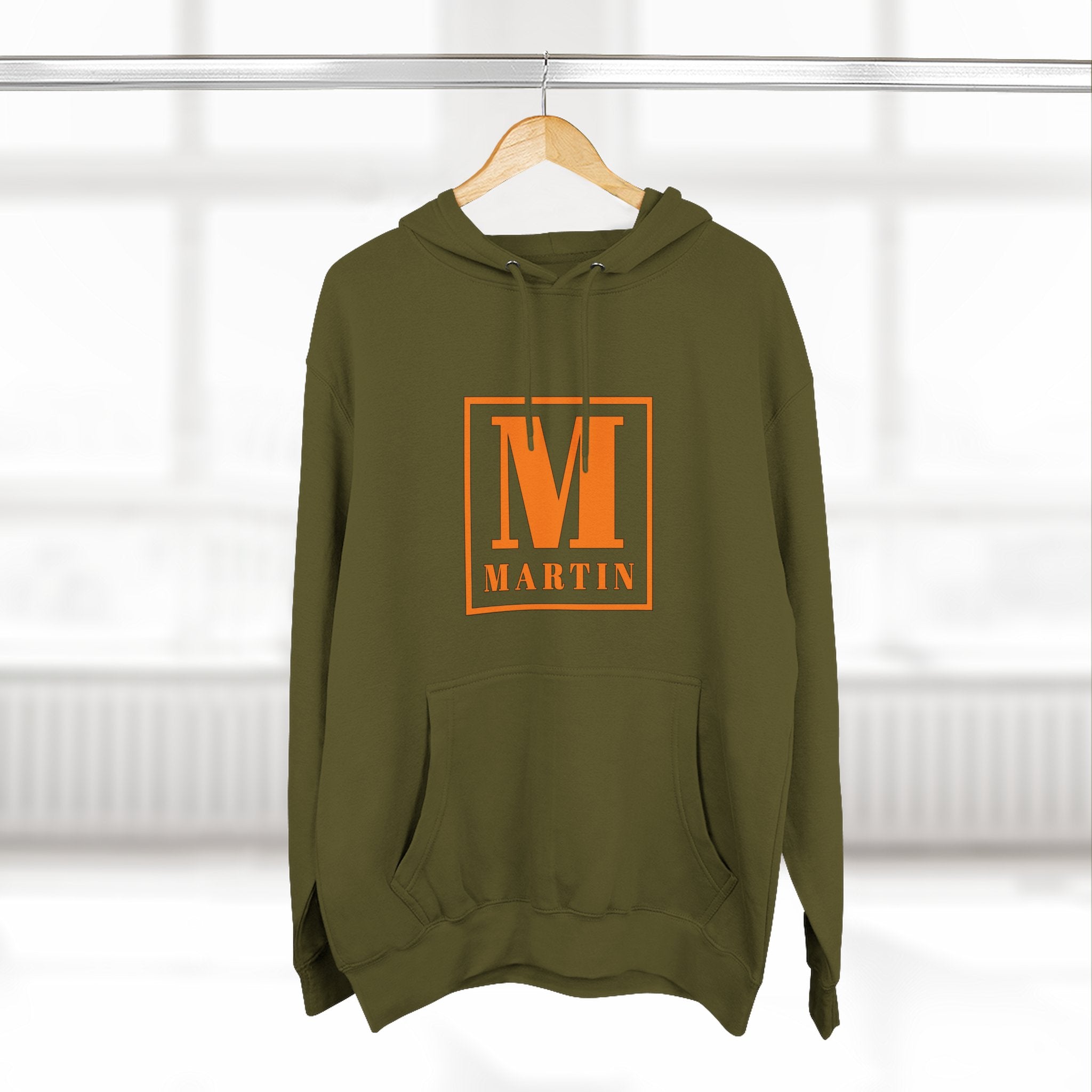Monogram 'M Martin' Hoodie — Personalized Initial Pullover