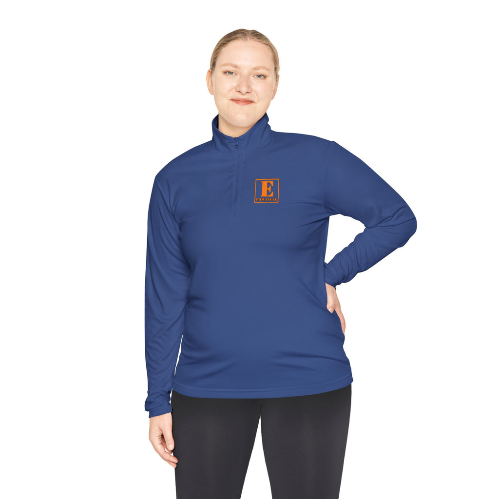 Ember Block E Quarter-Zip Pullover