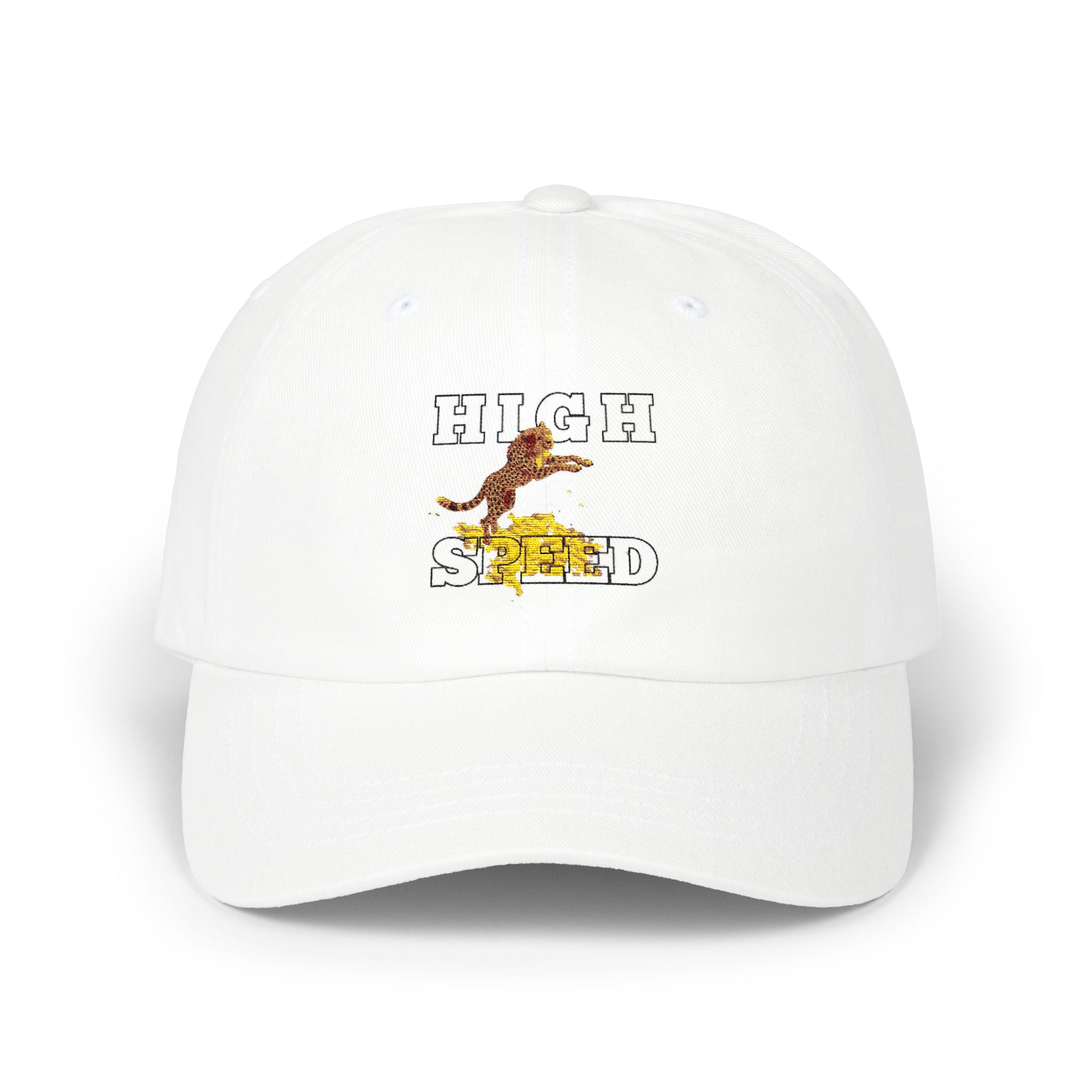 Dad Cap — 'High Speed' Skateboarding Dog Embroidered Hat