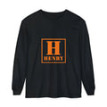 Henry Monogram Long Sleeve T‑Shirt — Personalized Block Initial Tee
