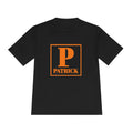 Patrick Monogram Tee — Orange Block Initial Shirt