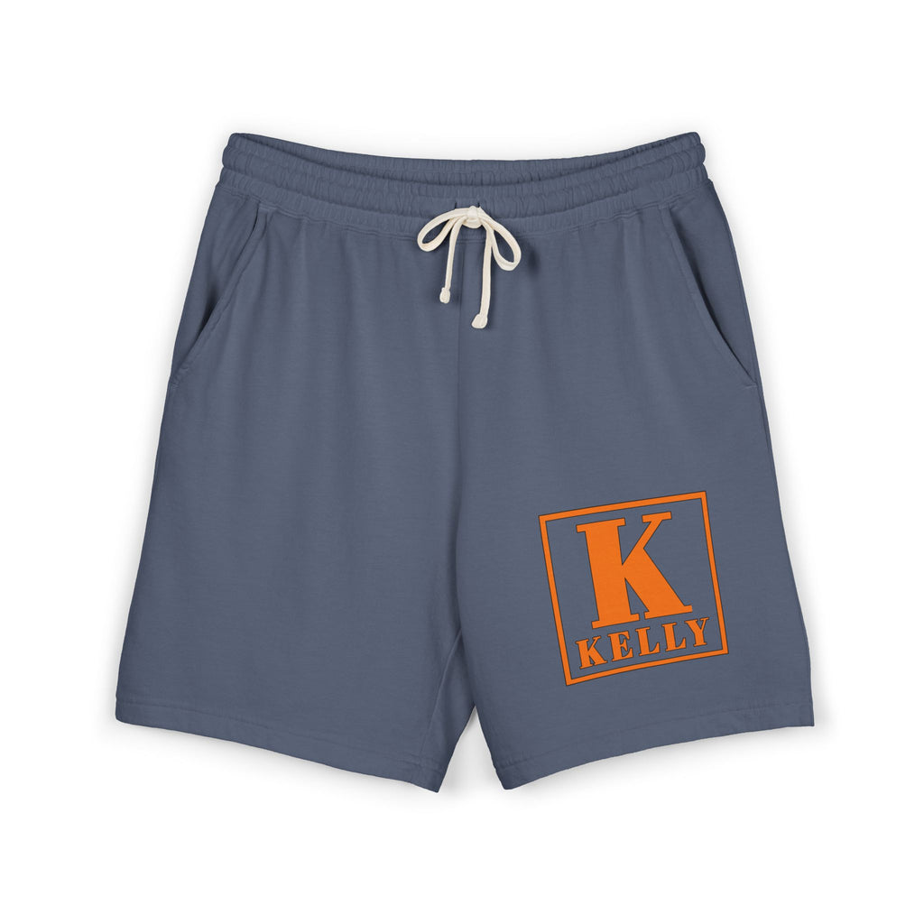 Personalized 'K Kelly' Fleece Sweat Shorts — Lightweight Garment-Dyed Lounge Shorts