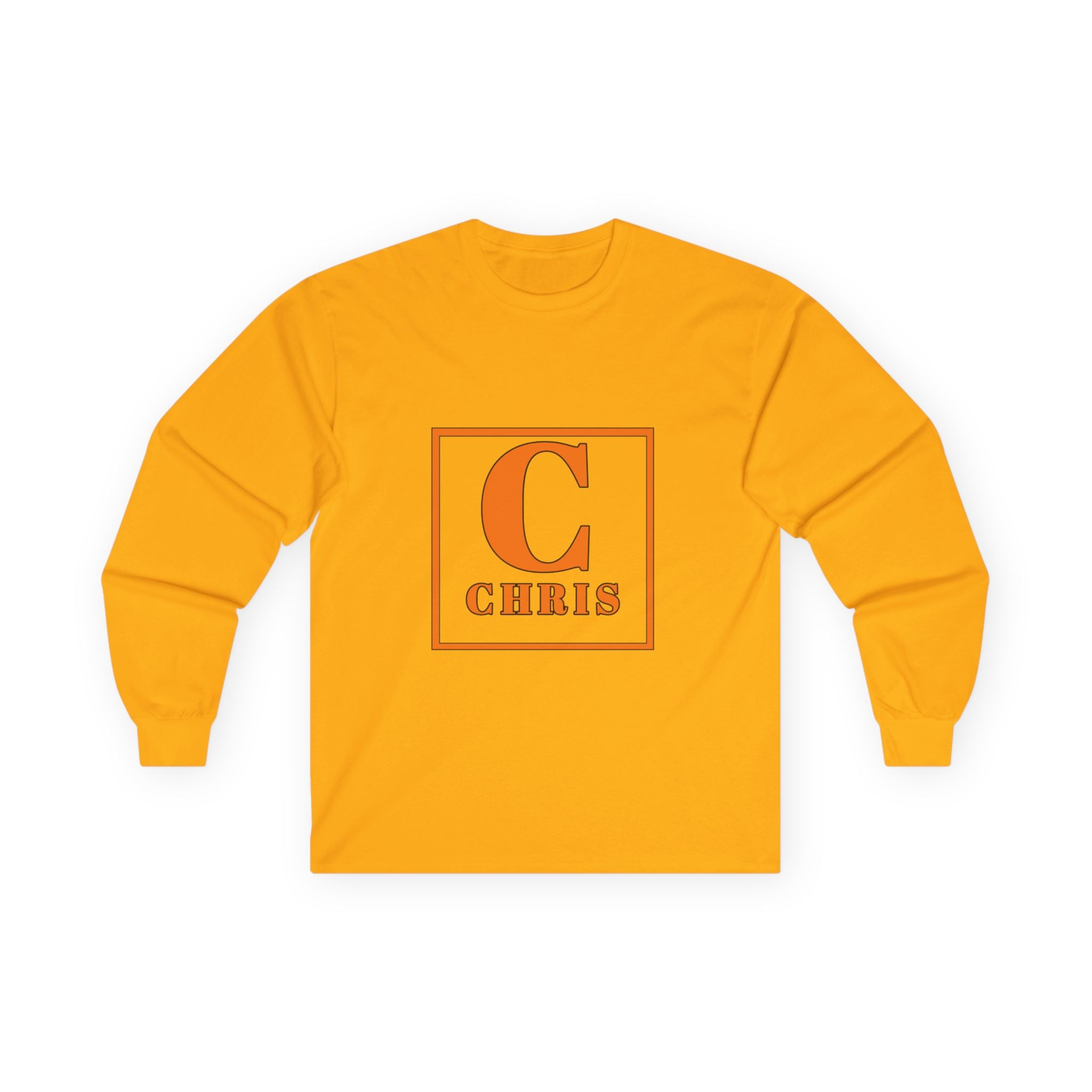 Monogram 'C' Chris Long Sleeve Tee — Personalized Initial Shirt