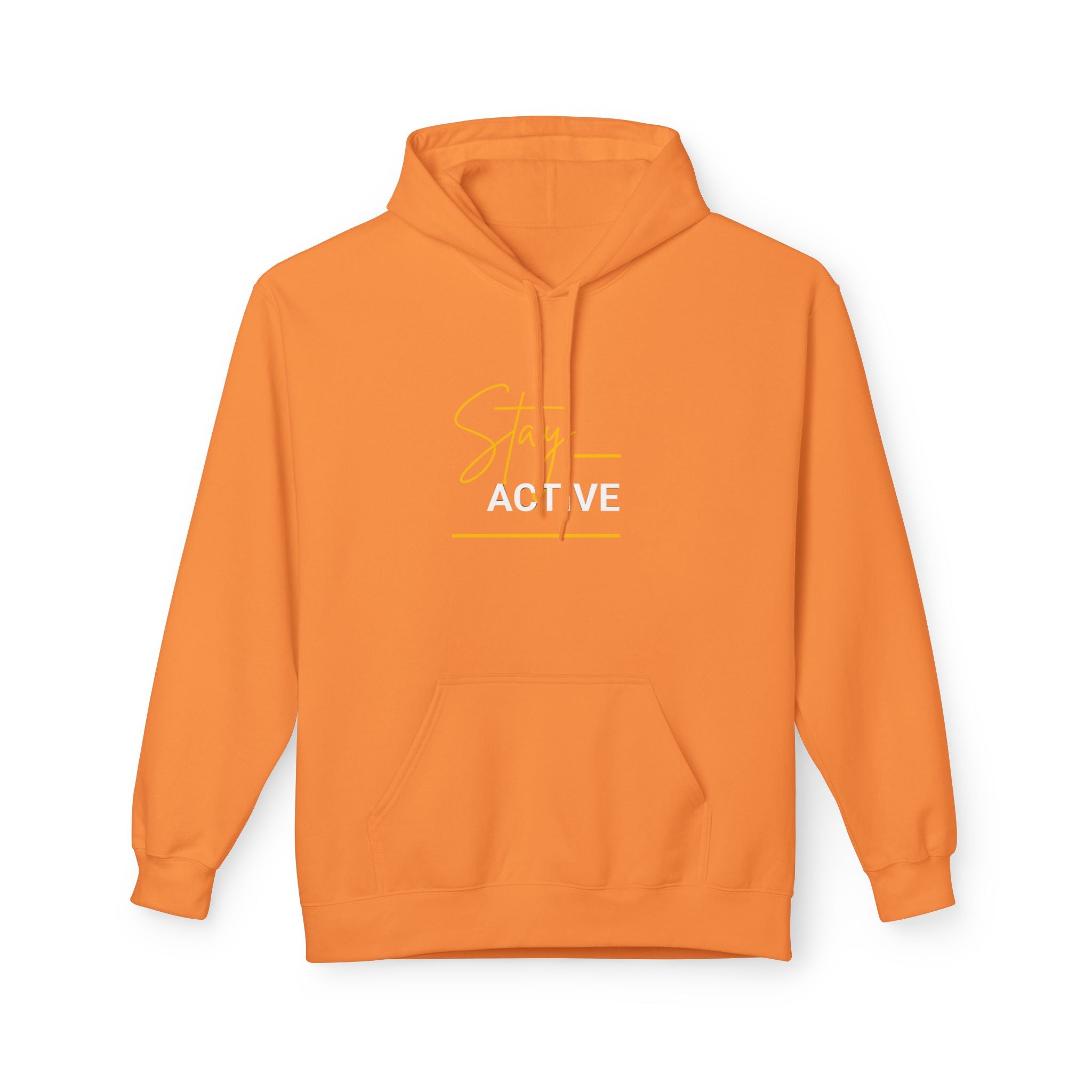 Stay Golden Hoodie — Minimal Script Graphic Casual Pullover