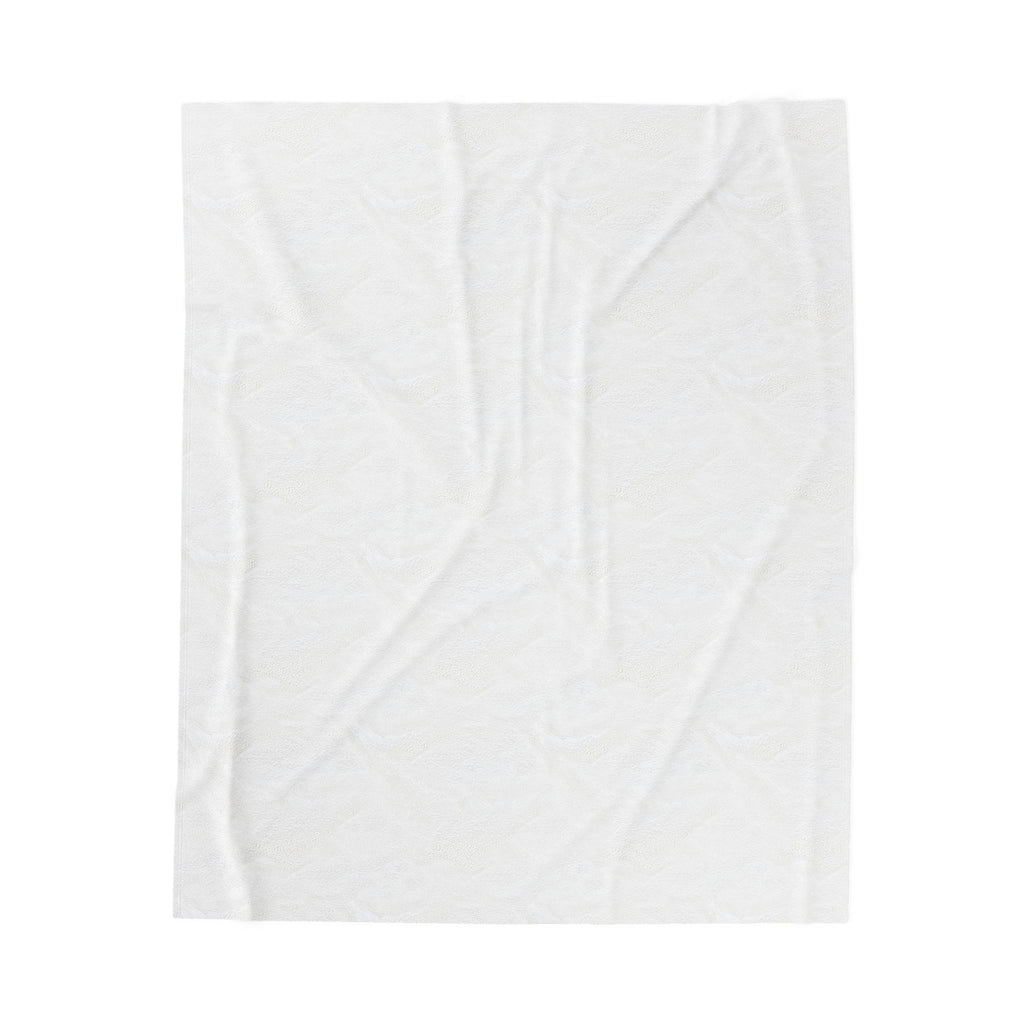 Rosy Rose Velvet Plush Blanket — Floral Rose Bouquet Throw