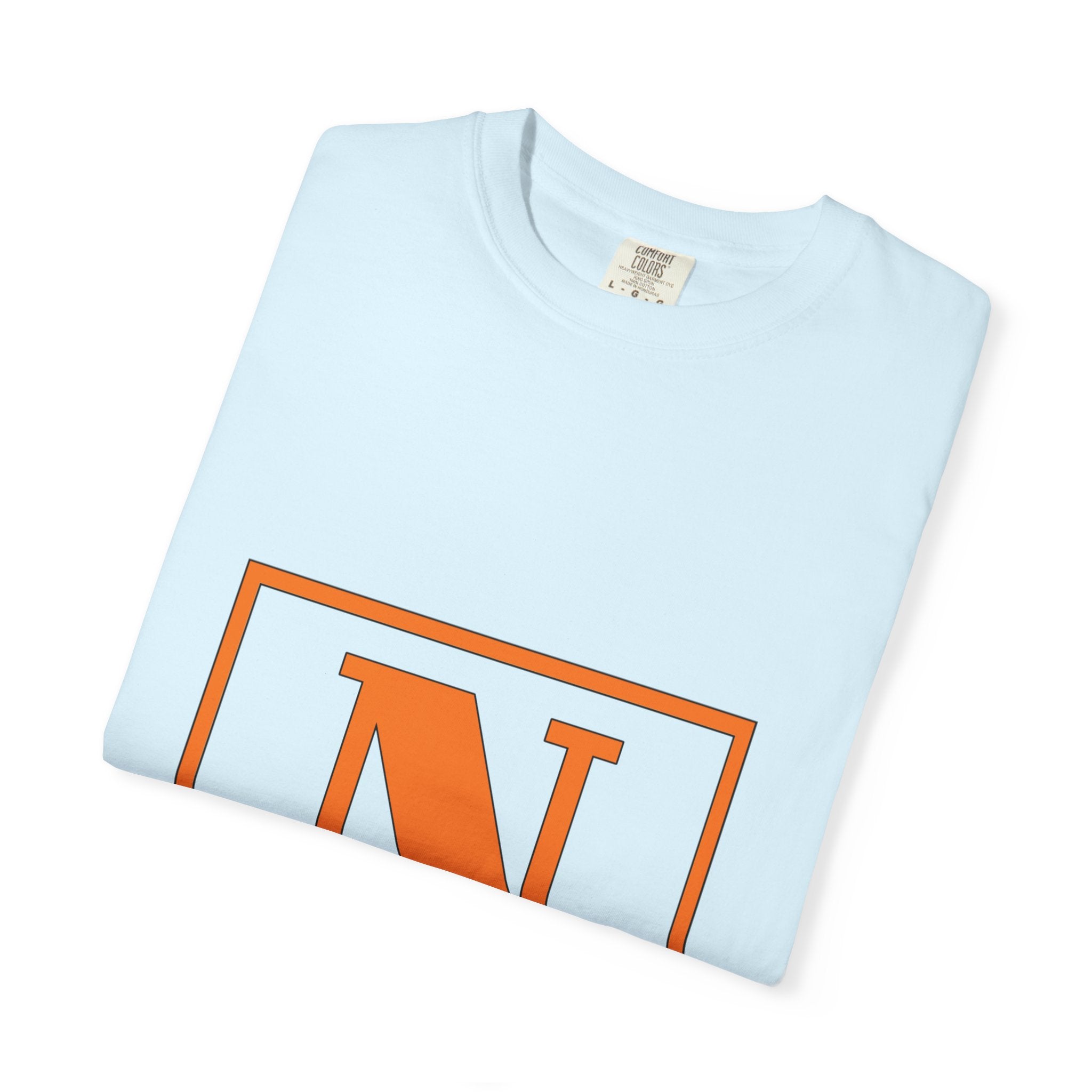 Nelson Monogram T-Shirt — Retro Block Letter Graphic Tee