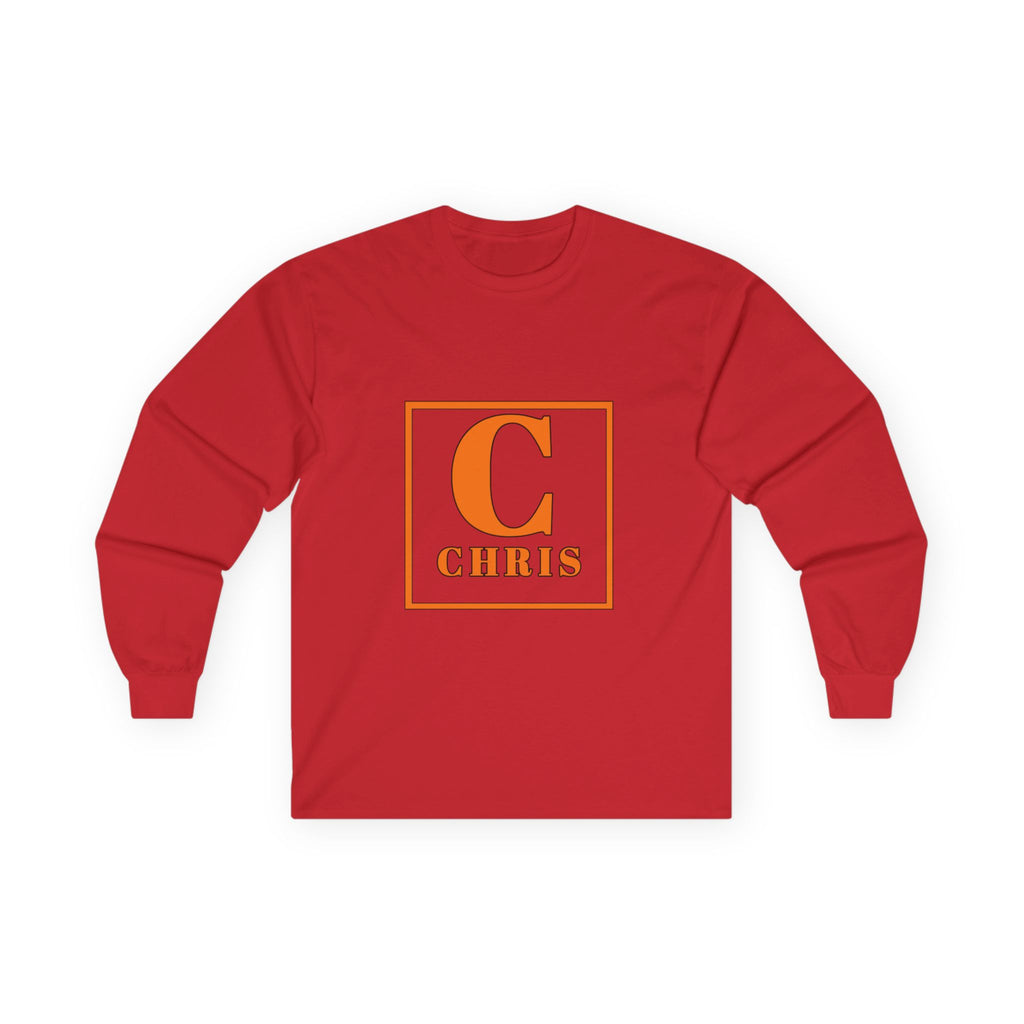 Monogram 'C' Chris Long Sleeve Tee — Personalized Initial Shirt