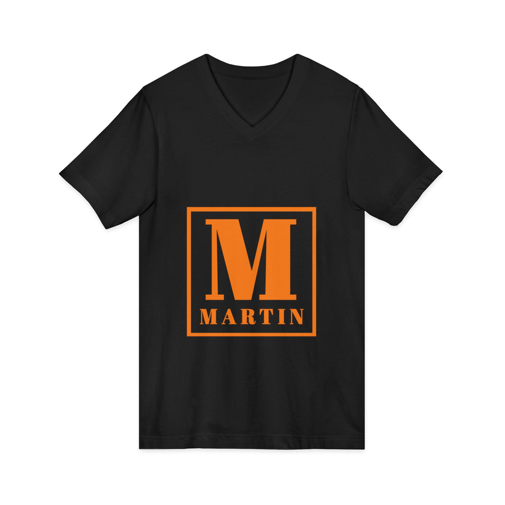 Monogram M Martin V-Neck Tee — Personalized Initial Shirt