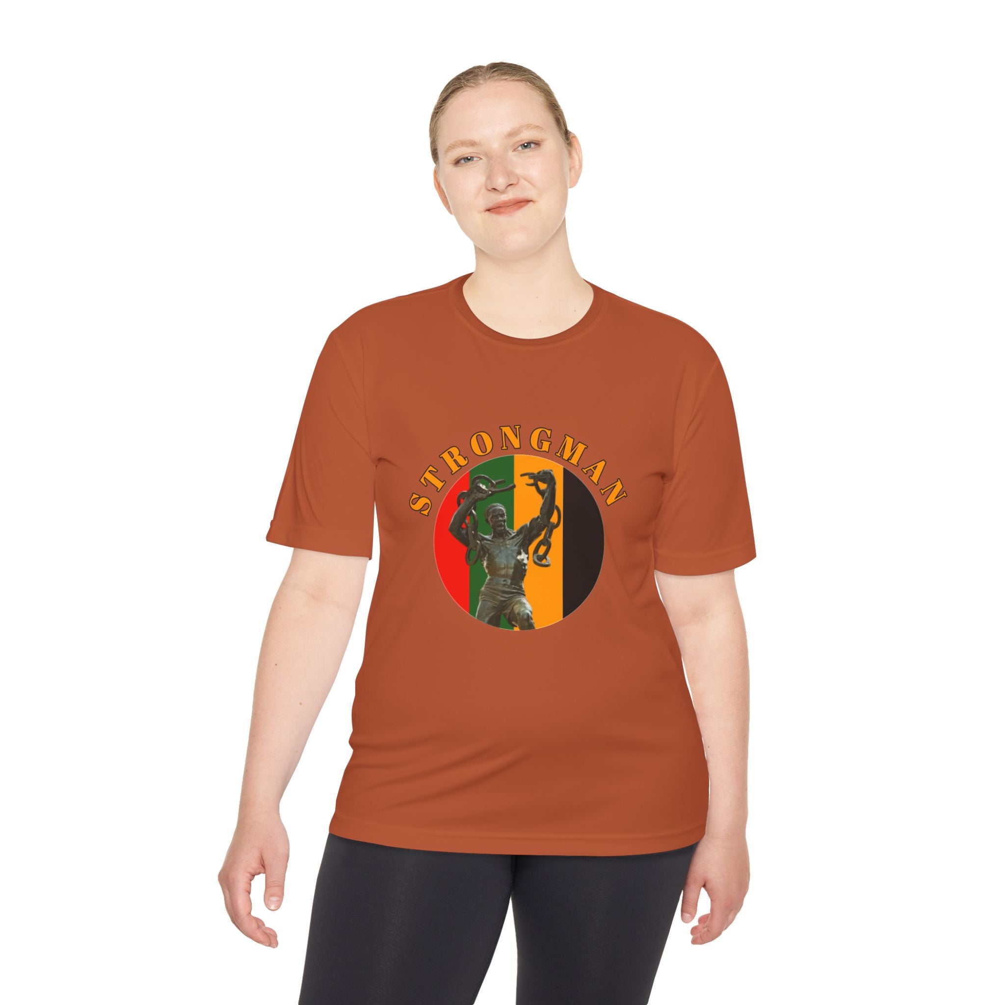 Strongman Kettlebell Tee — Athletic Moisture‑Wicking Gym Shirt