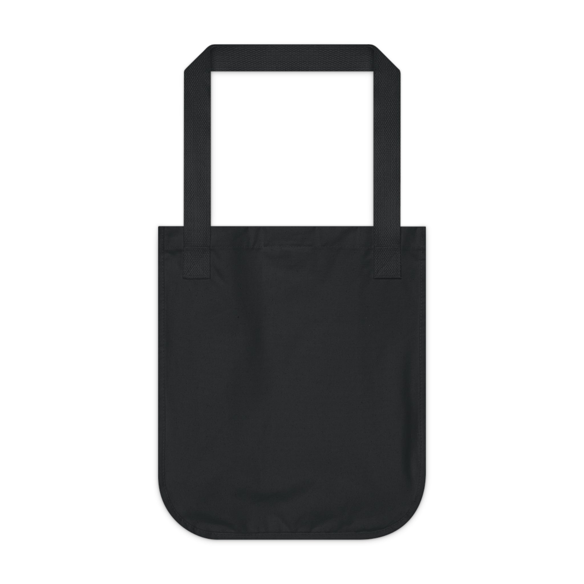 Stay Happy Floral Tote Bag – Positive Message Organic Canvas Tote