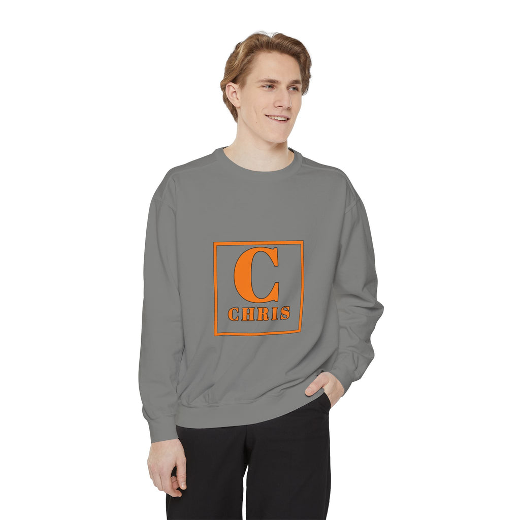 Personalized 'C' Initial Sweatshirt — Chris Monogram Crewneck