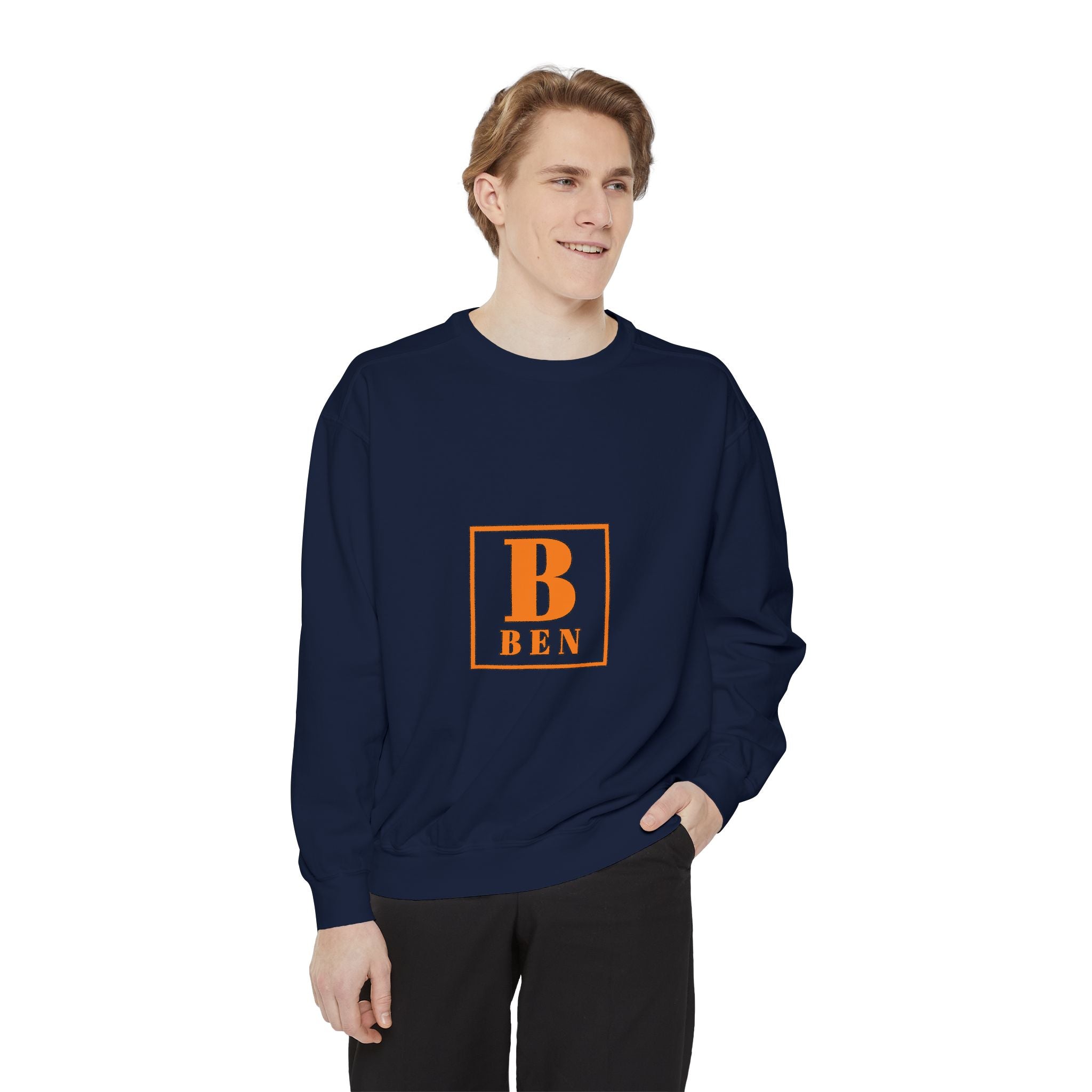 Personalized 'B Ben' Monogram Sweatshirt — Cozy Initial Crewneck